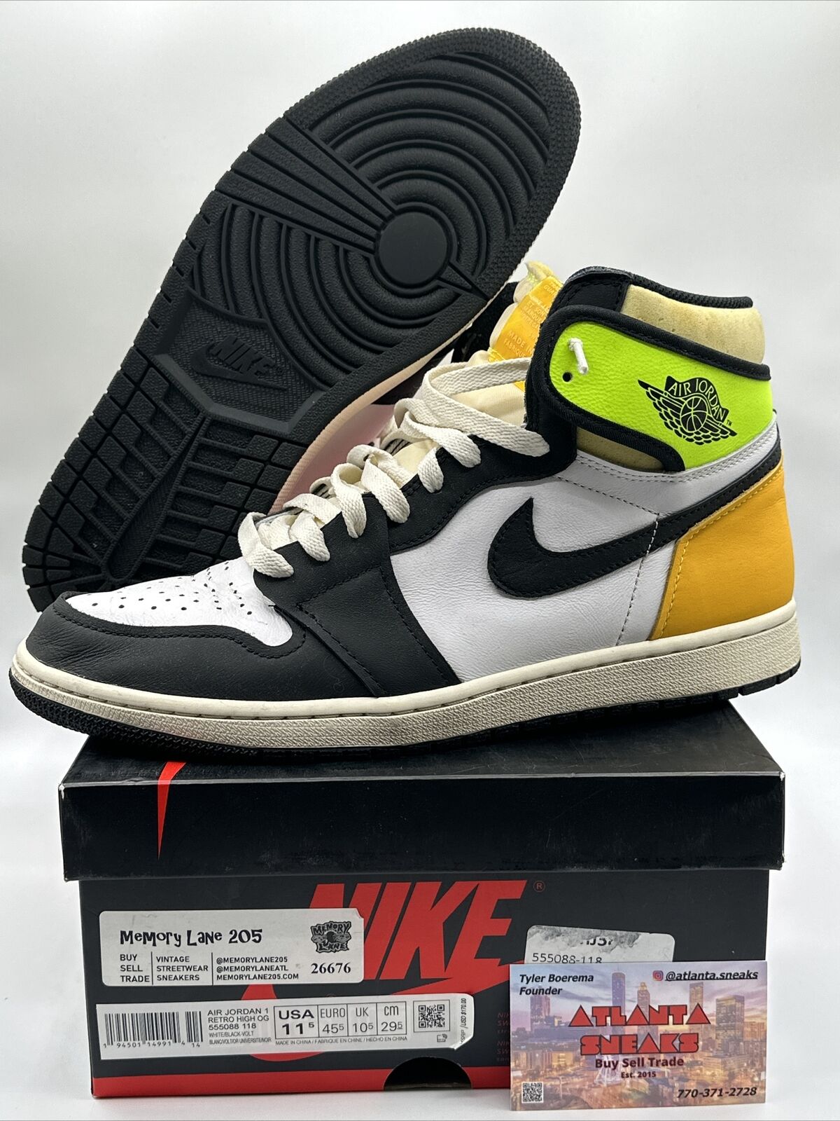 Size 11.5 - Jordan 1 Retro High OG Volt