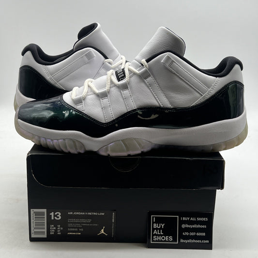 Size 13 - Air Jordan 11 Retro Low Emerald (528895-145)
