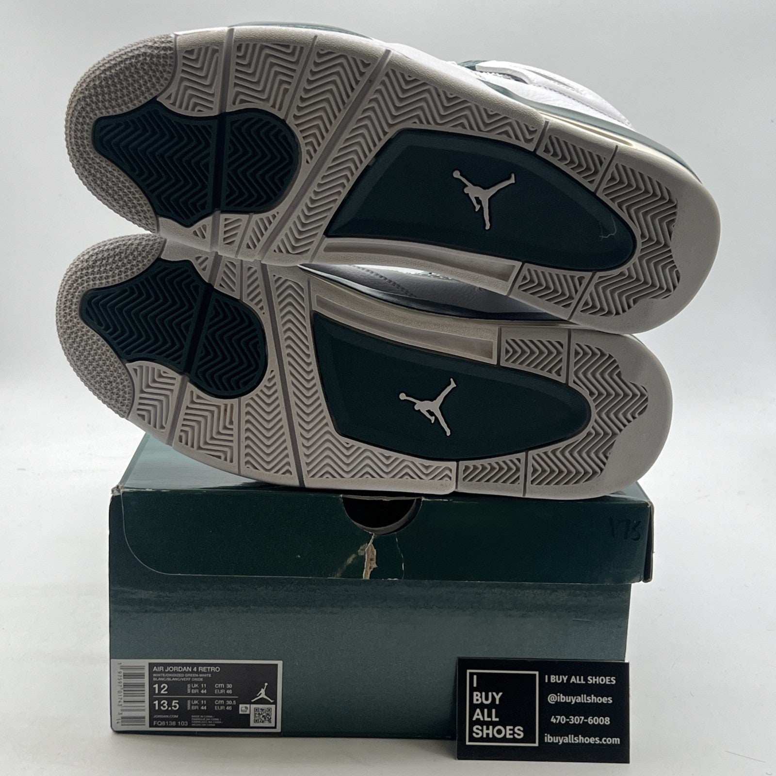 Size 12 - Air Jordan 4 Retro Oxidized Green (FQ8138-103)