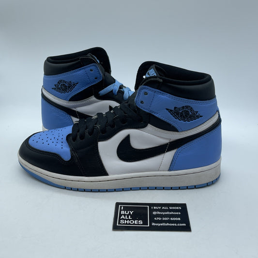 Size 10 - Jordan 1 Retro OG High UNC Toe Blue White Leather (DZ5485-400)