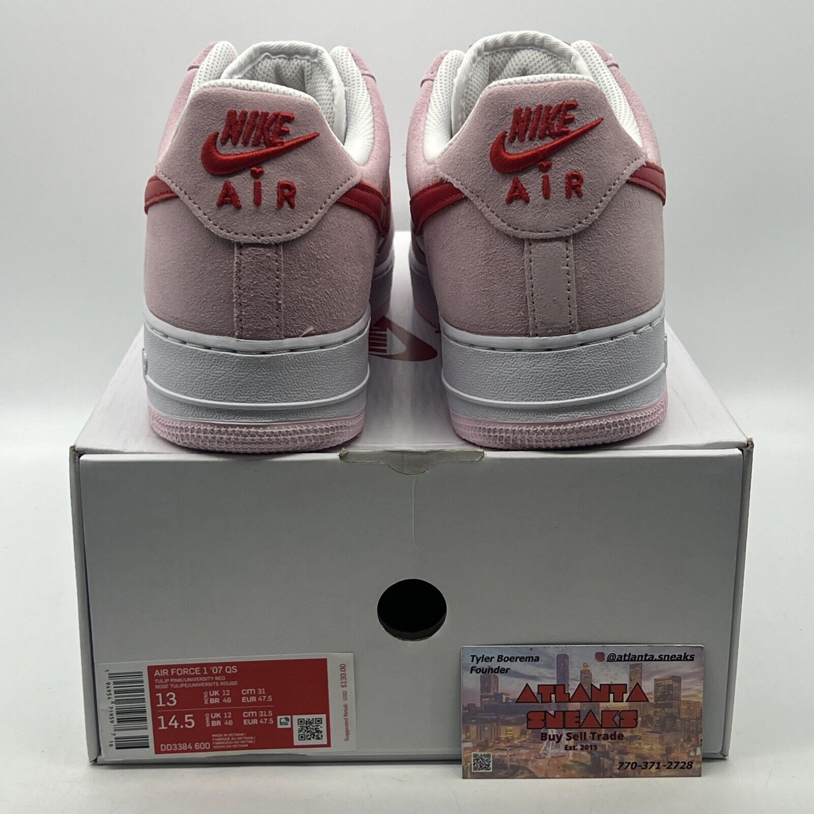 Size 13 - Nike Air Force 1 '07 QS Low Valentine’s Day Love Letter