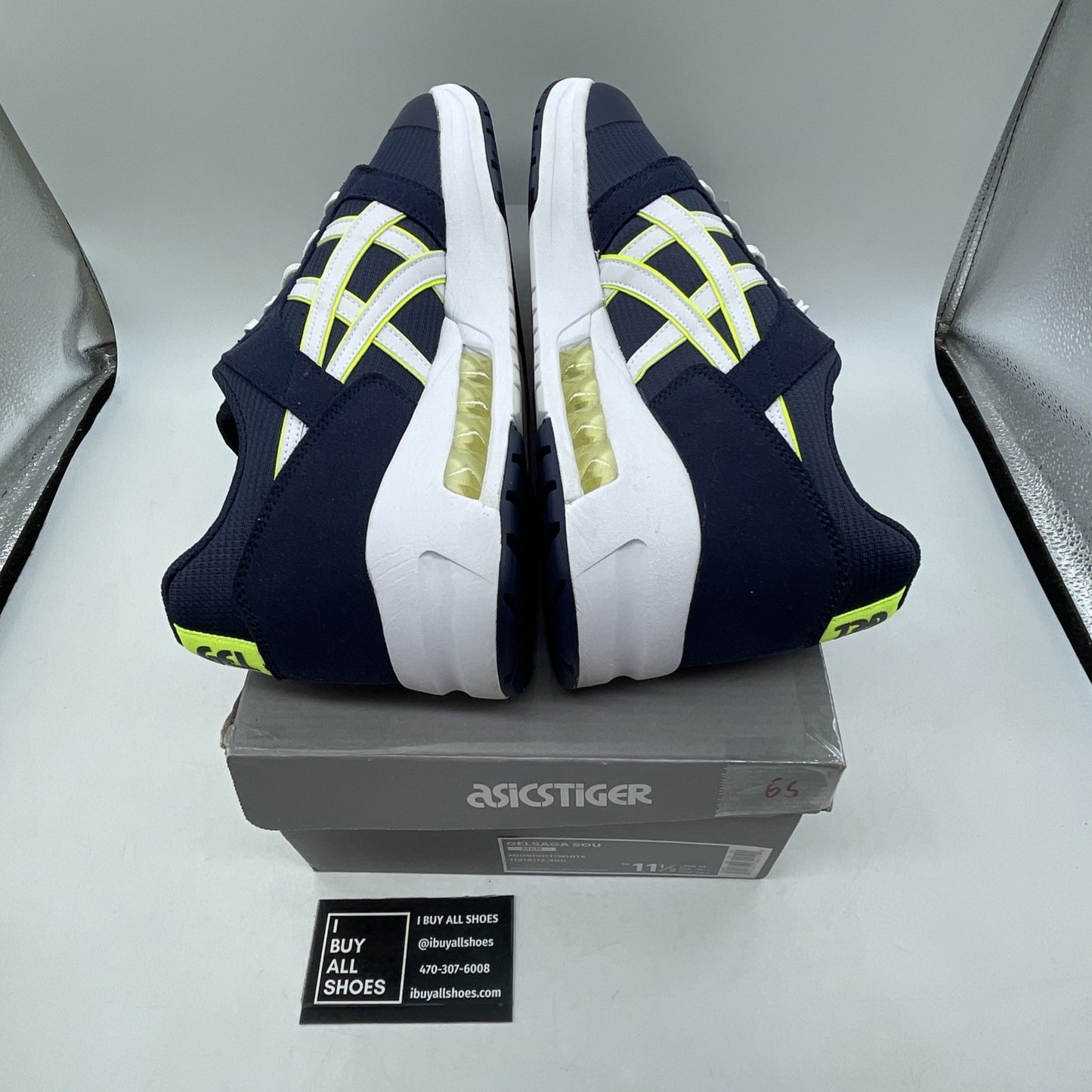 Size 11.5 - Asics Gel Saga Sou Midnight Blue White (1191A112)