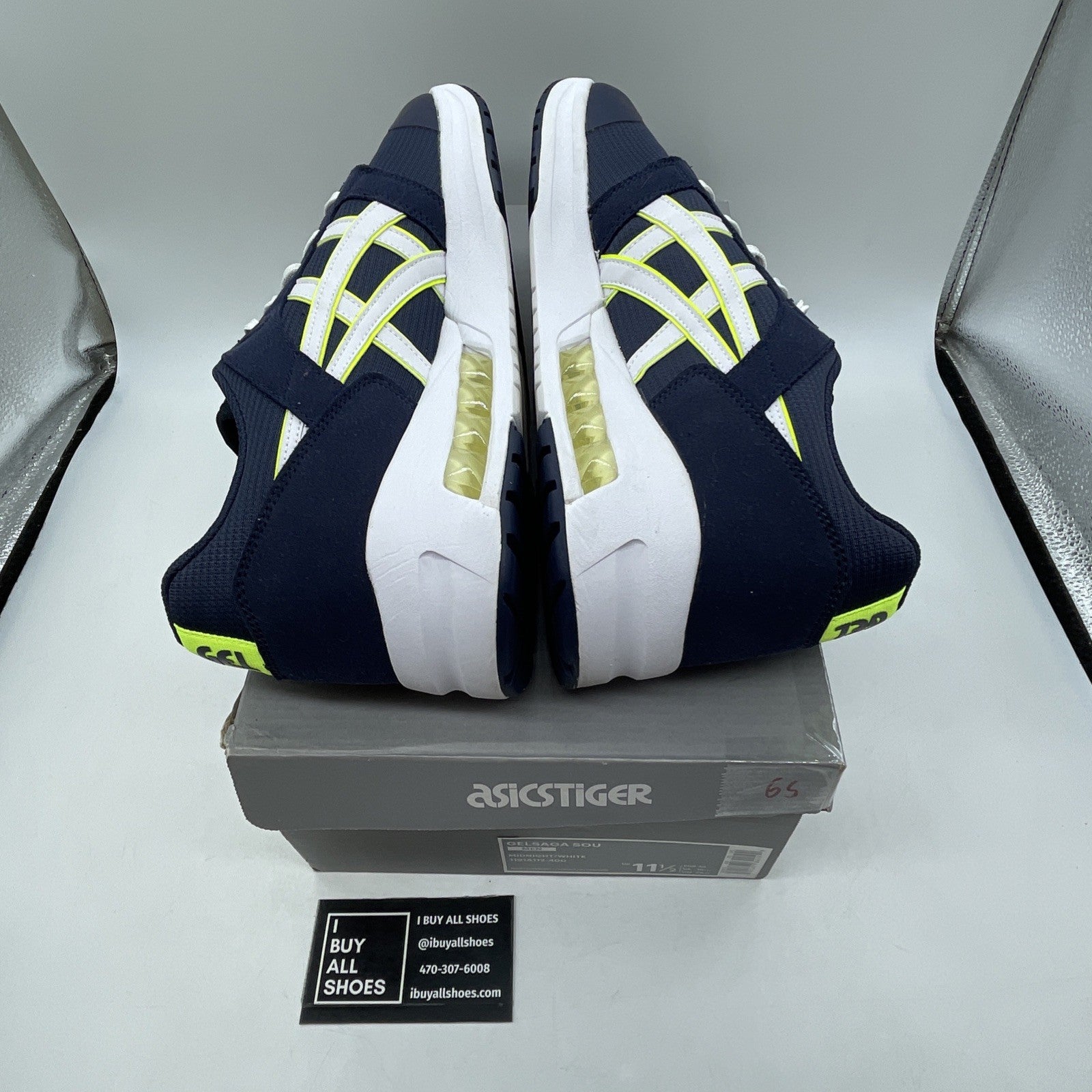 Size 11.5 - Asics Gel Saga Sou Midnight Blue White (1191A112)