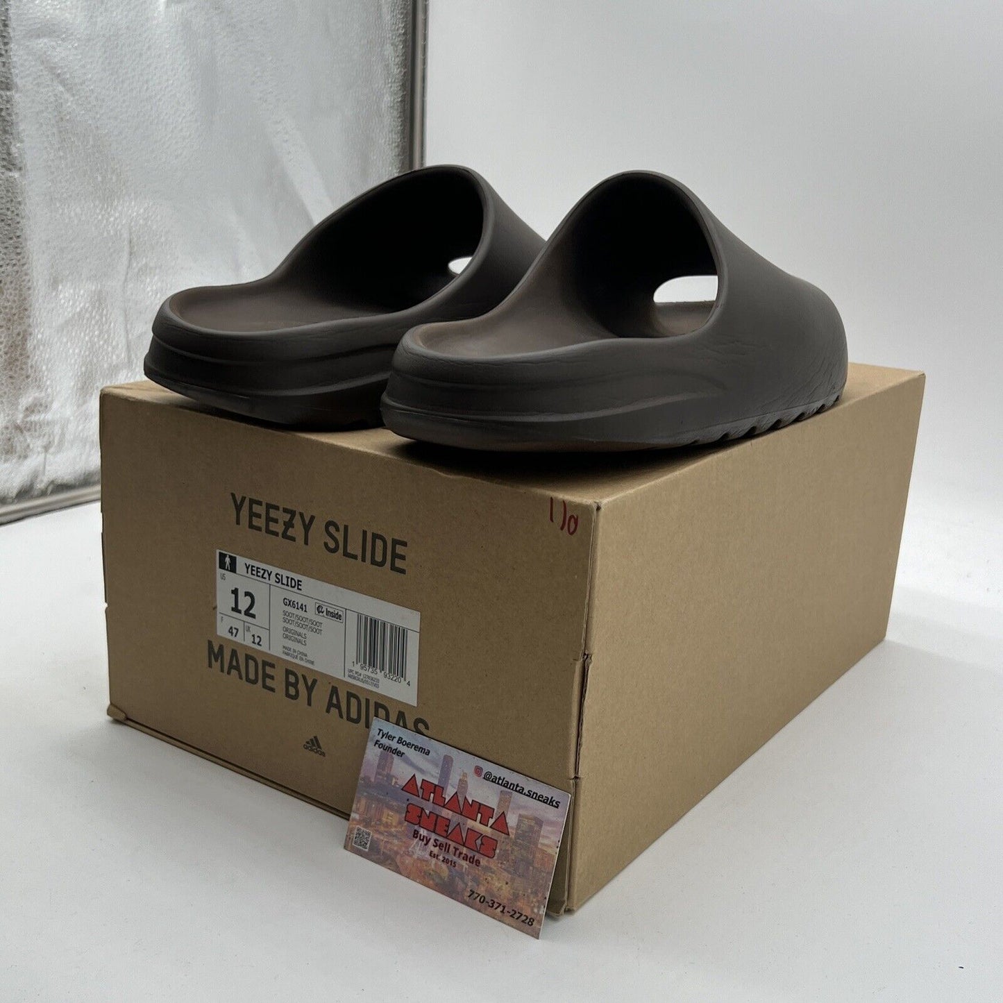 Size 12 - adidas Yeezy Slide Brown