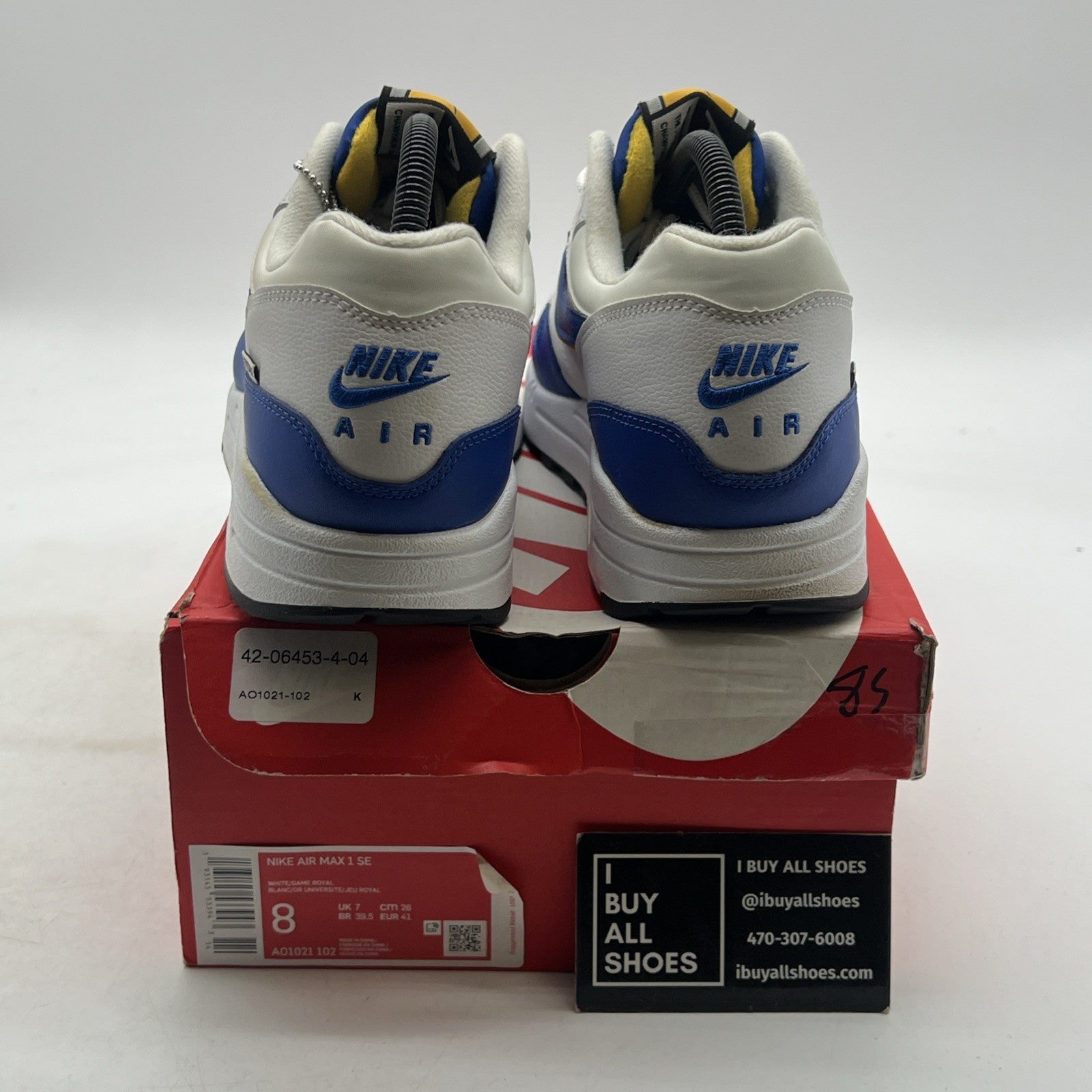 Size 8 - Nike Air Max 1 SE Windbreaker (AO1021-102)