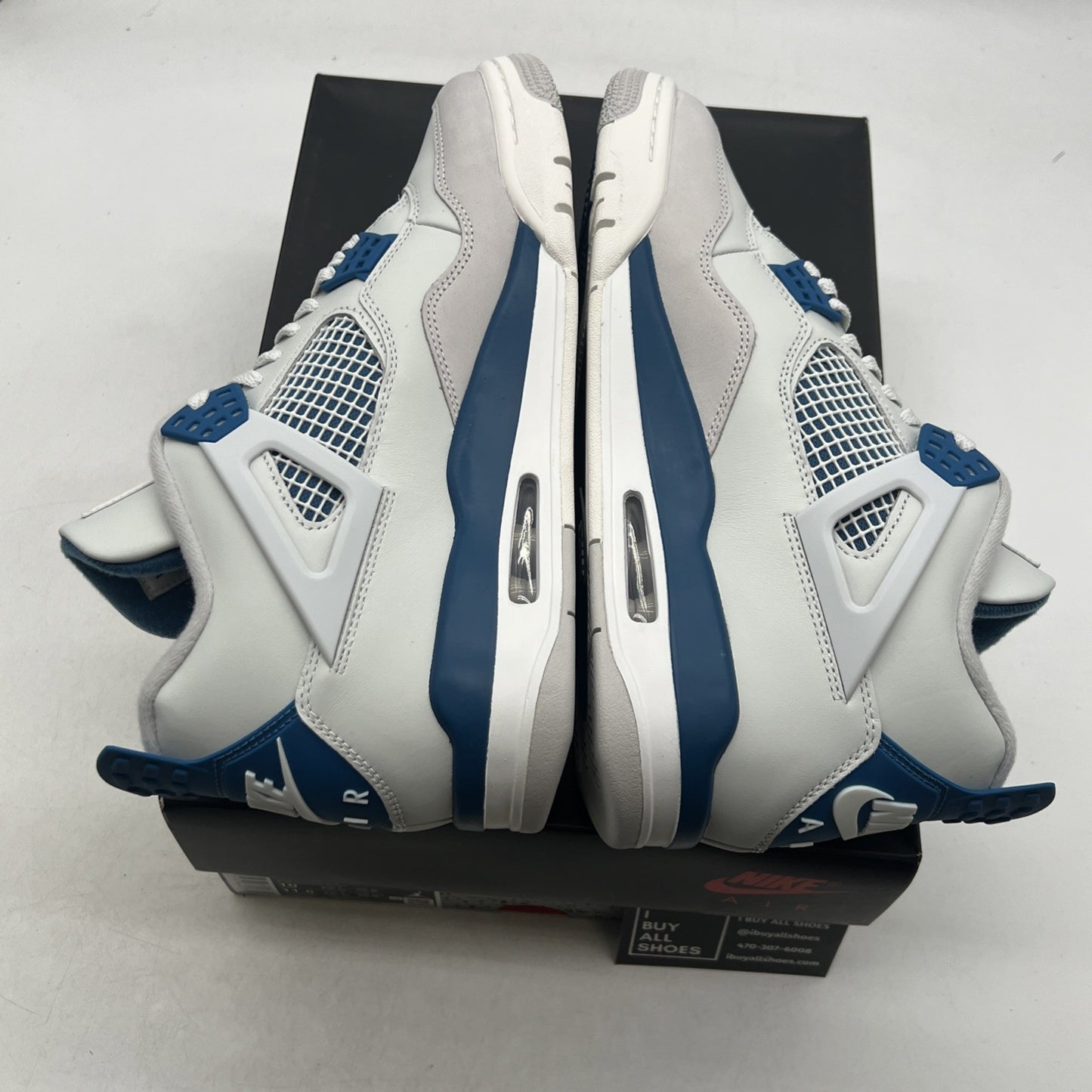 Size 10 - Air Jordan 4 Retro 2024 Military Blue (FV5029-141)