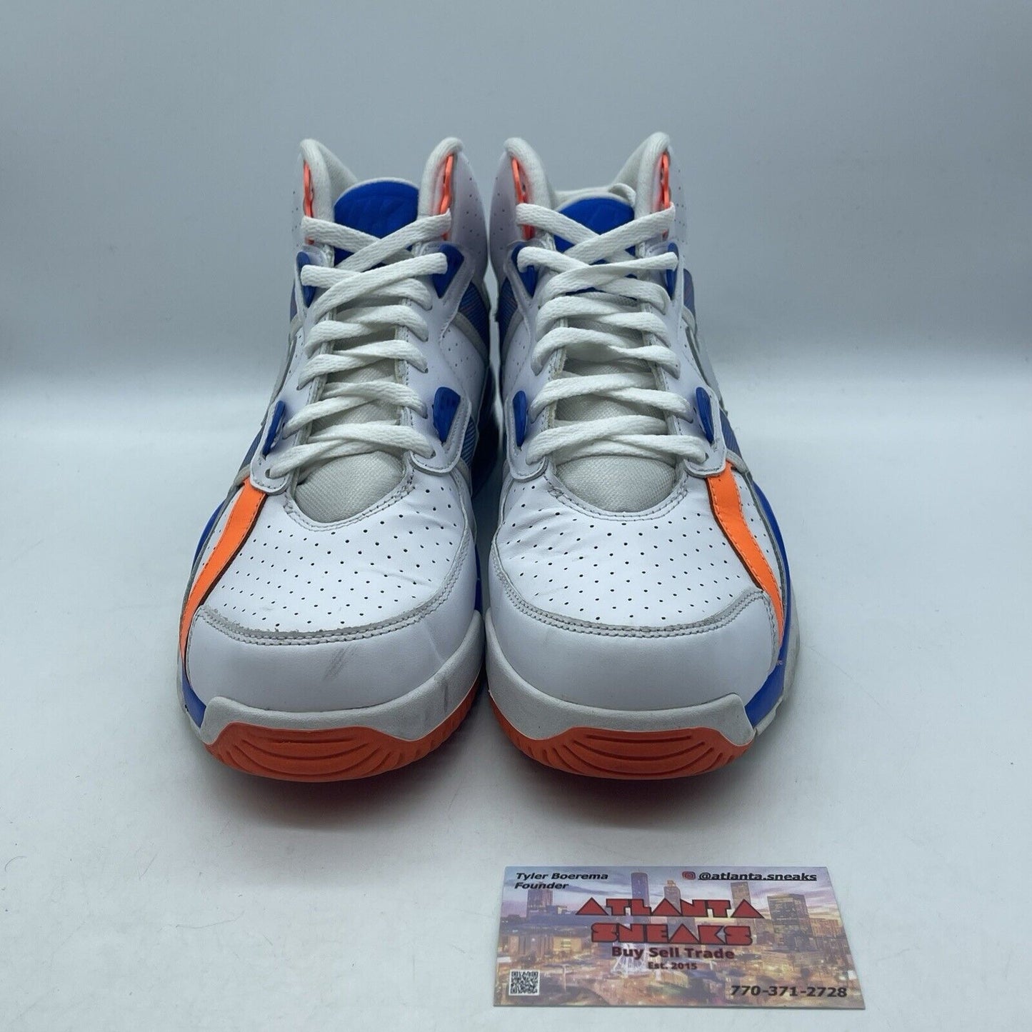 Size 10 - Nike Air Trainer SC High Reverse Auburn Blue Orange (302346-122)