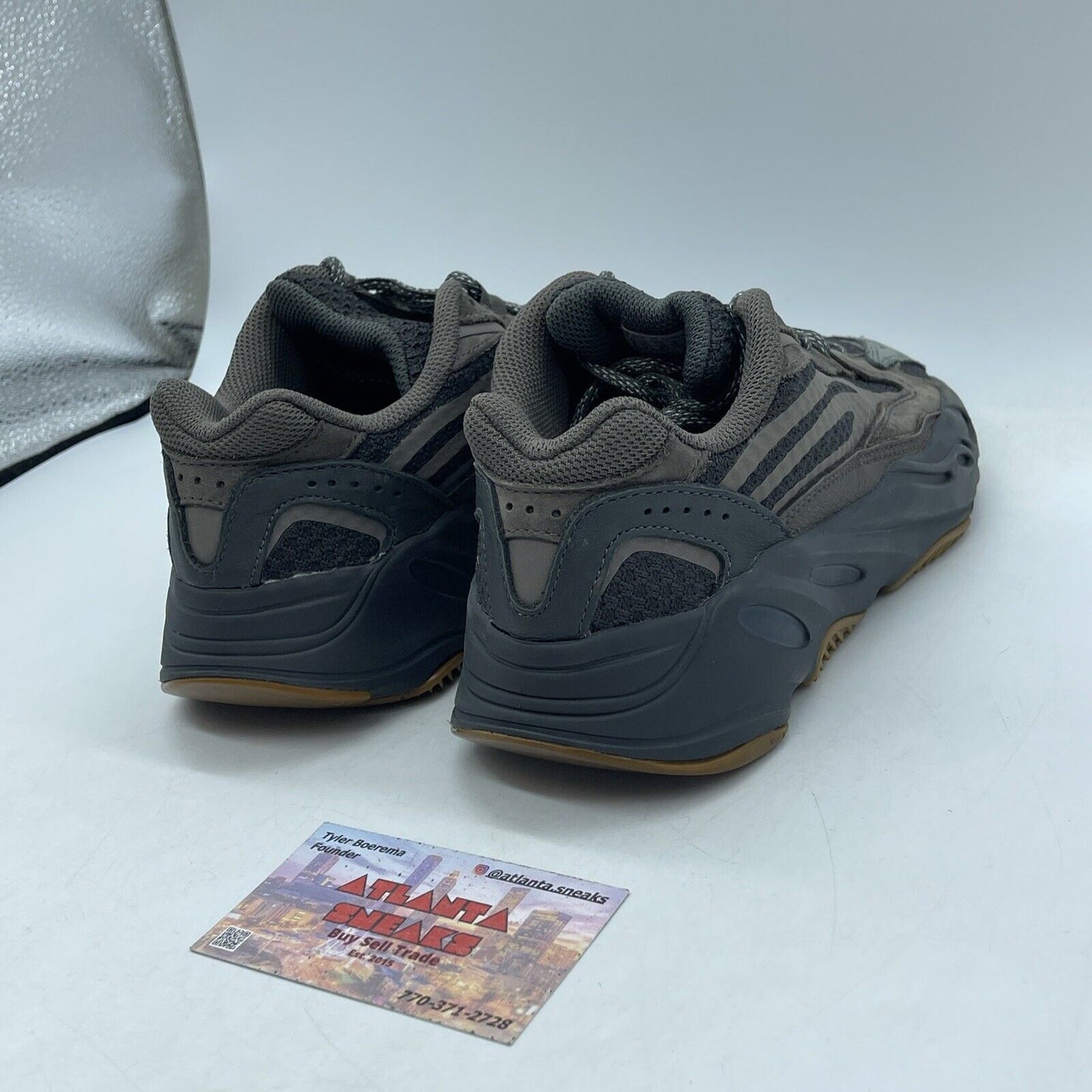 Size 4 - adidas Yeezy Boost 700 V2 Geode Brown Leather Black Suede (EG6860)