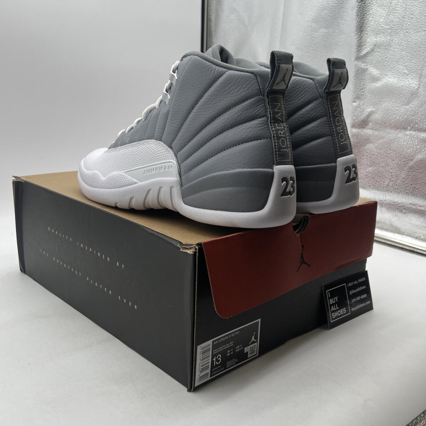 Size 13 - Air Jordan 12 Stealth 2022 (CT8013-015)