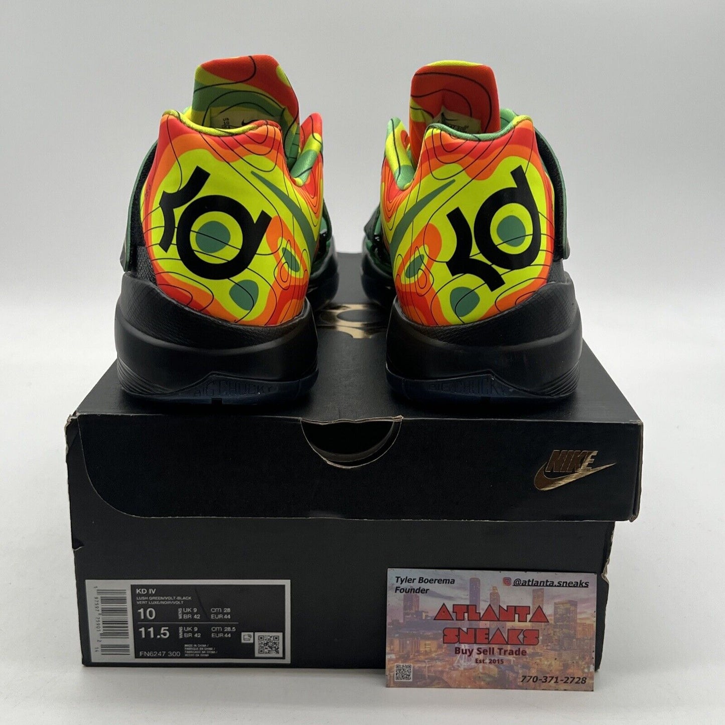 Size 10 - Nike Zoom KD 4 2024 Weatherman (FN6247-300)