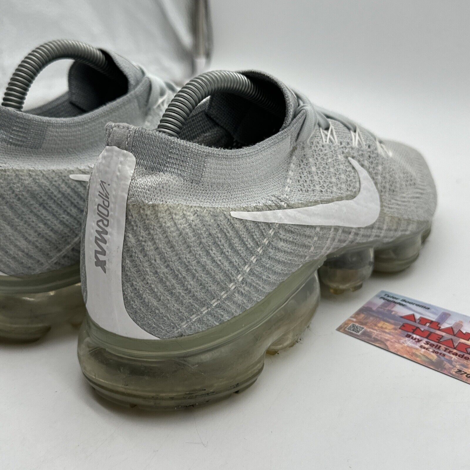 Size 10 - Nike Air VaporMax Pure Platinum 2017 - 849558-004 Grey White Icy Og