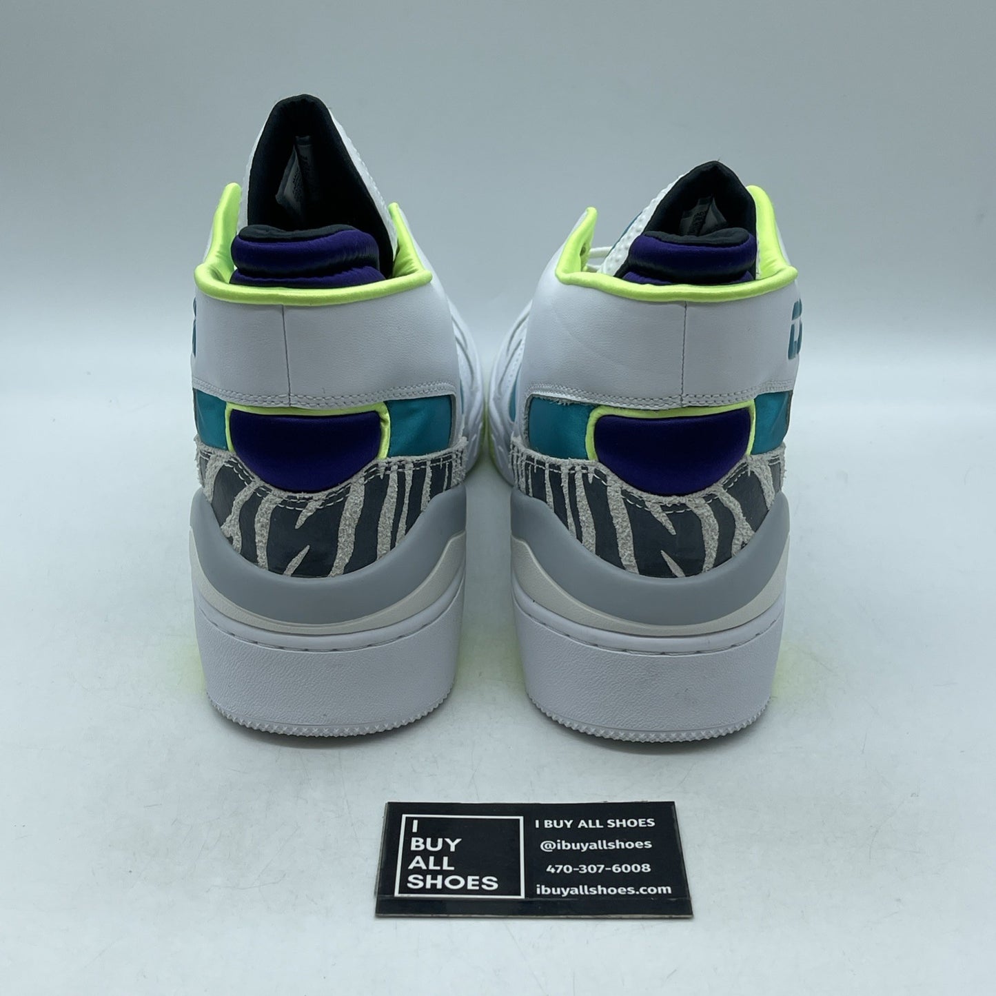 Size 13 - Just Don x Converse ERX-260 Mid Animal - White Teal (163783C)