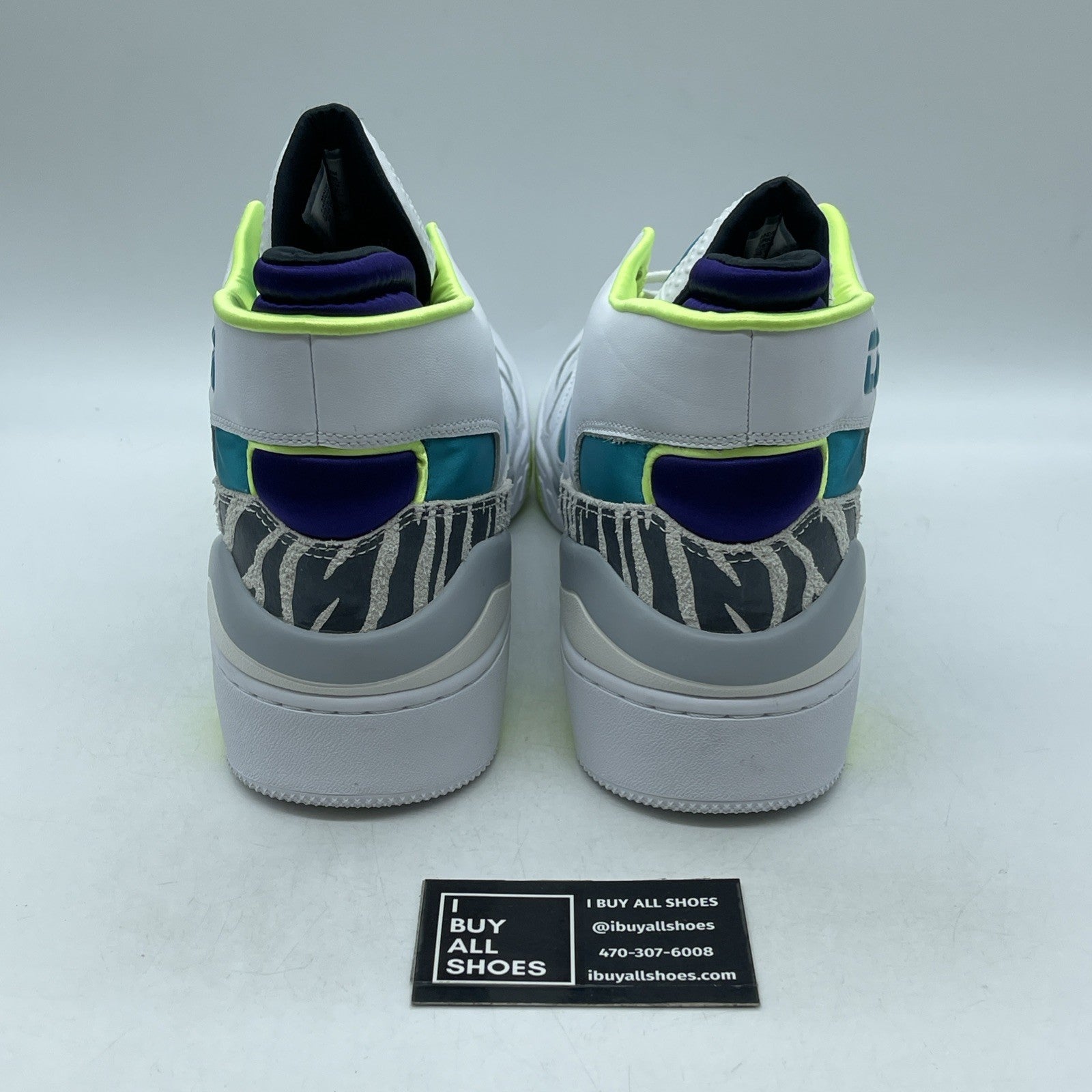 Size 13 - Just Don x Converse ERX-260 Mid Animal - White Teal (163783C)