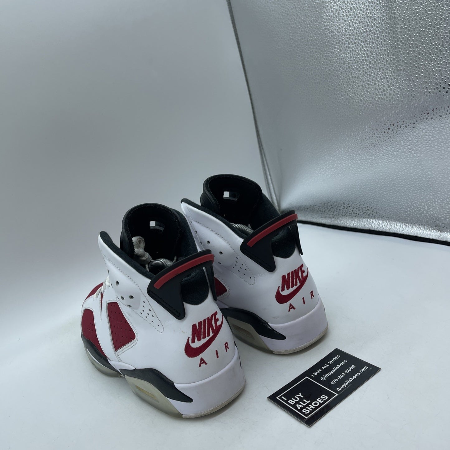 Size 8.5 - Jordan 6 Retro OG Mid Carmine White Red Leather Suede (CT8529-106)