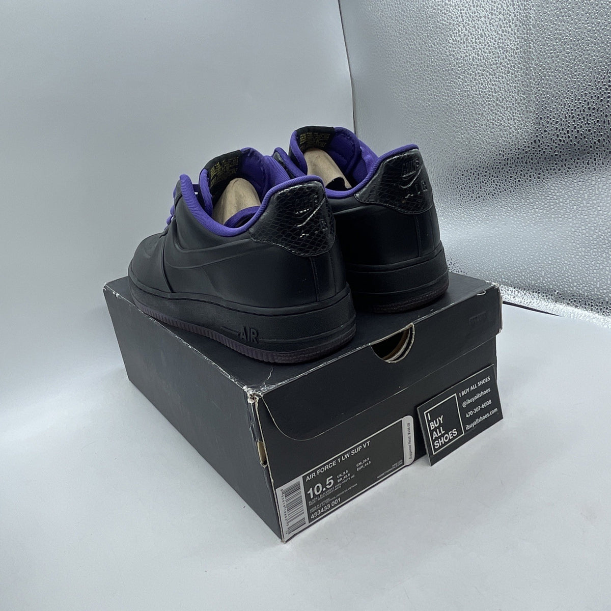 Size 10.5 - Nike Air Force 1 Supreme VT Low Kobe (453433-001)