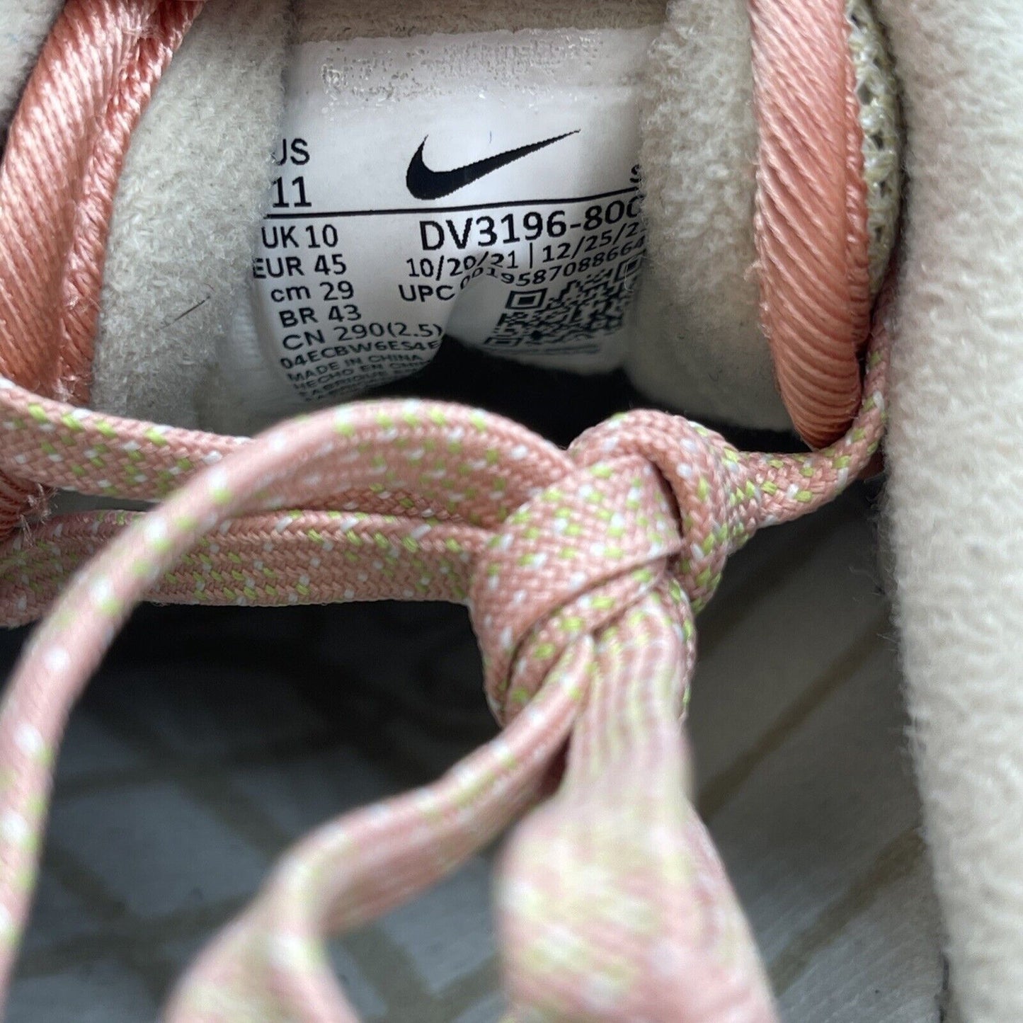 Size 11 - Nike Air Max 1 Light Madder Root White Pink Blue Suede (DV3196-800)