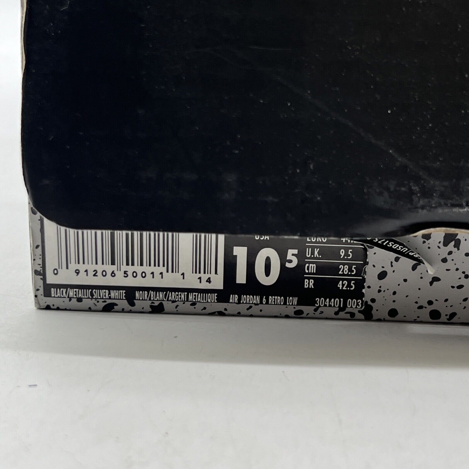 Size 10.5 - Air Jordan 6 Retro Low Chrome (304401-003)