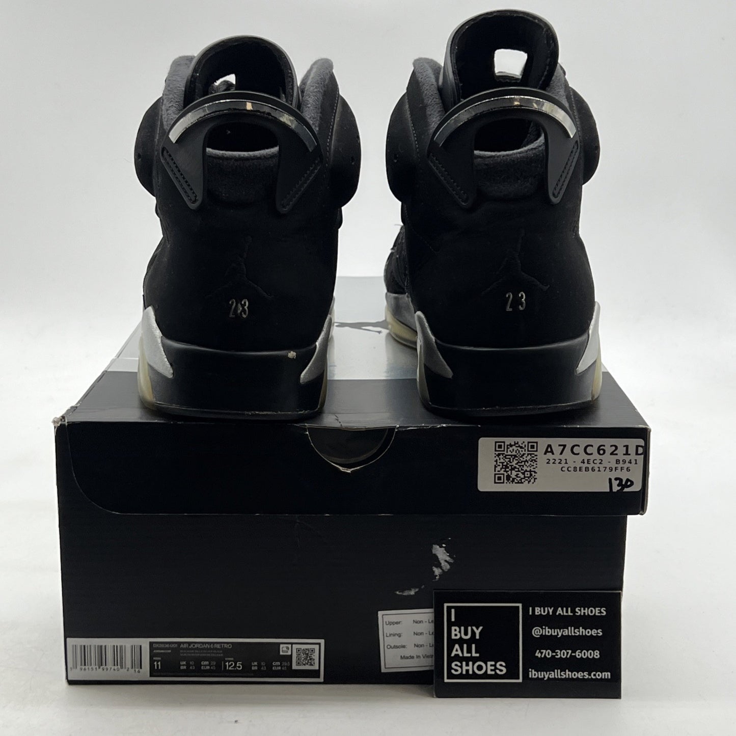 Size 11 - Air Jordan 6 Retro Mid Chrome (DX2836-001)