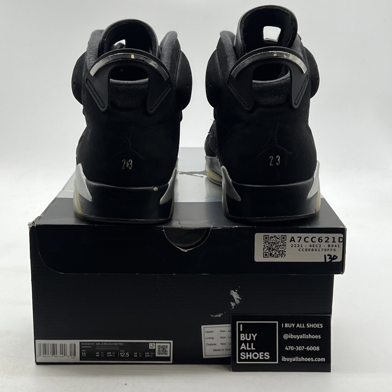 Size 11 - Air Jordan 6 Retro Mid Chrome (DX2836-001)