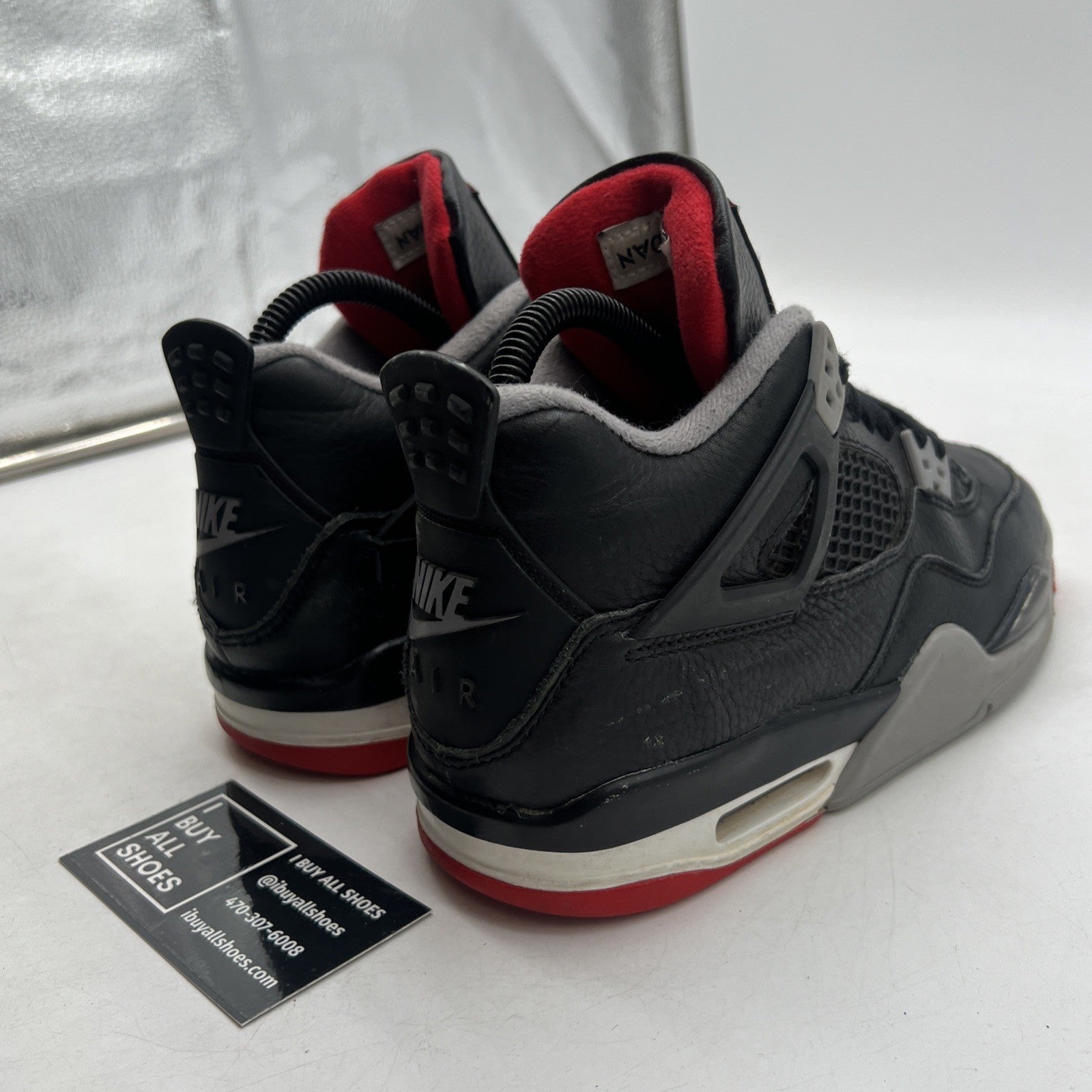 Size 5.5 - Air Jordan 4 Retro Bred Reimagined (FQ8213-006)