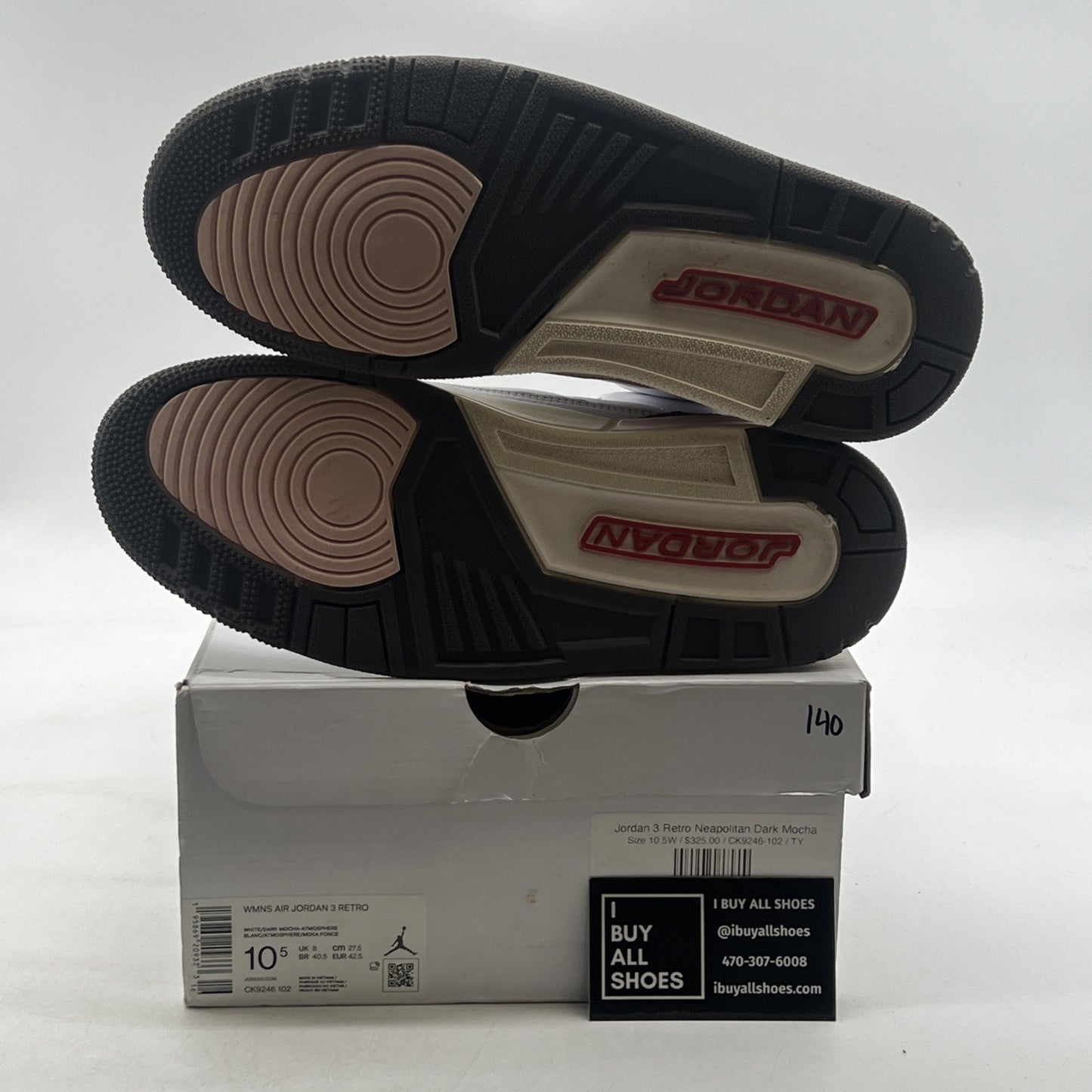 Size 10.5 - Air Jordan 3 Retro 'Neapolitan' 2022 (CK9246-102)