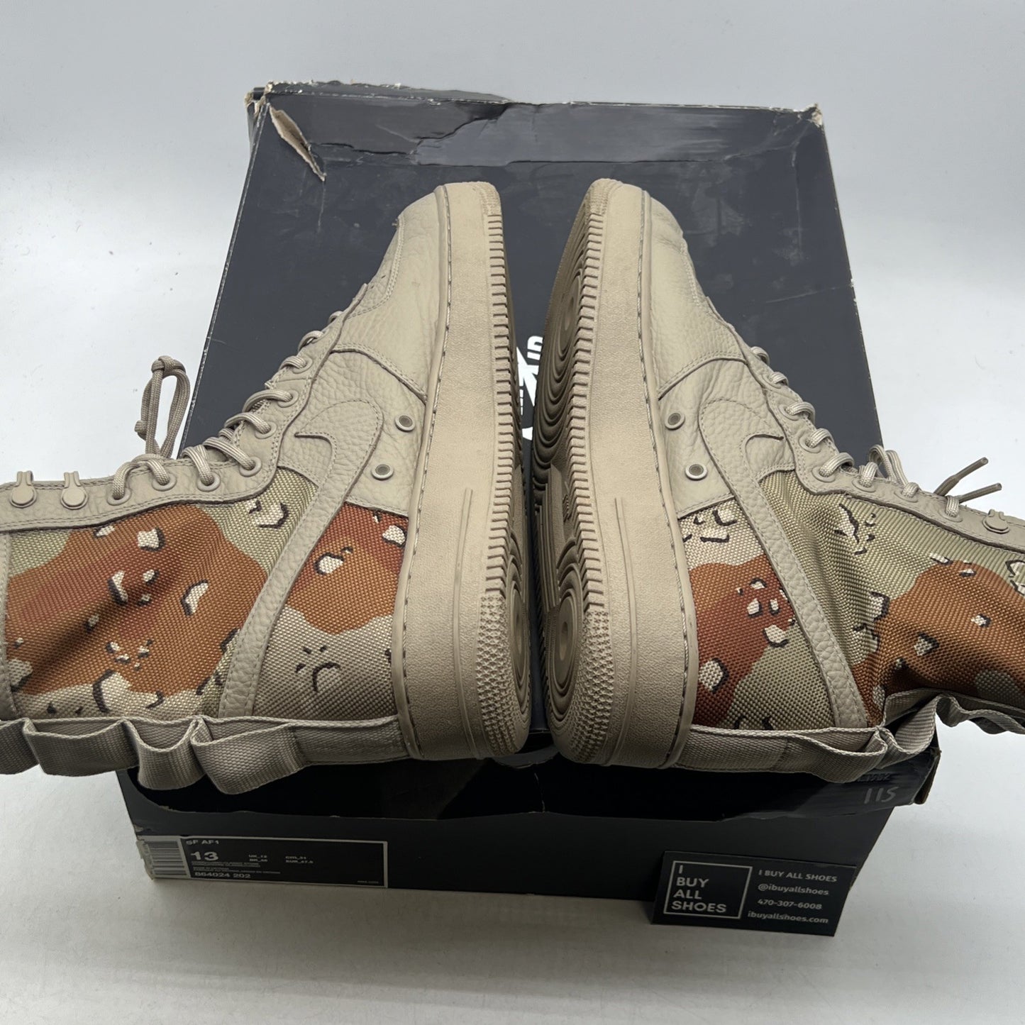 Size 13 - Nike SF Air Force 1 Desert Camo (864024-202)