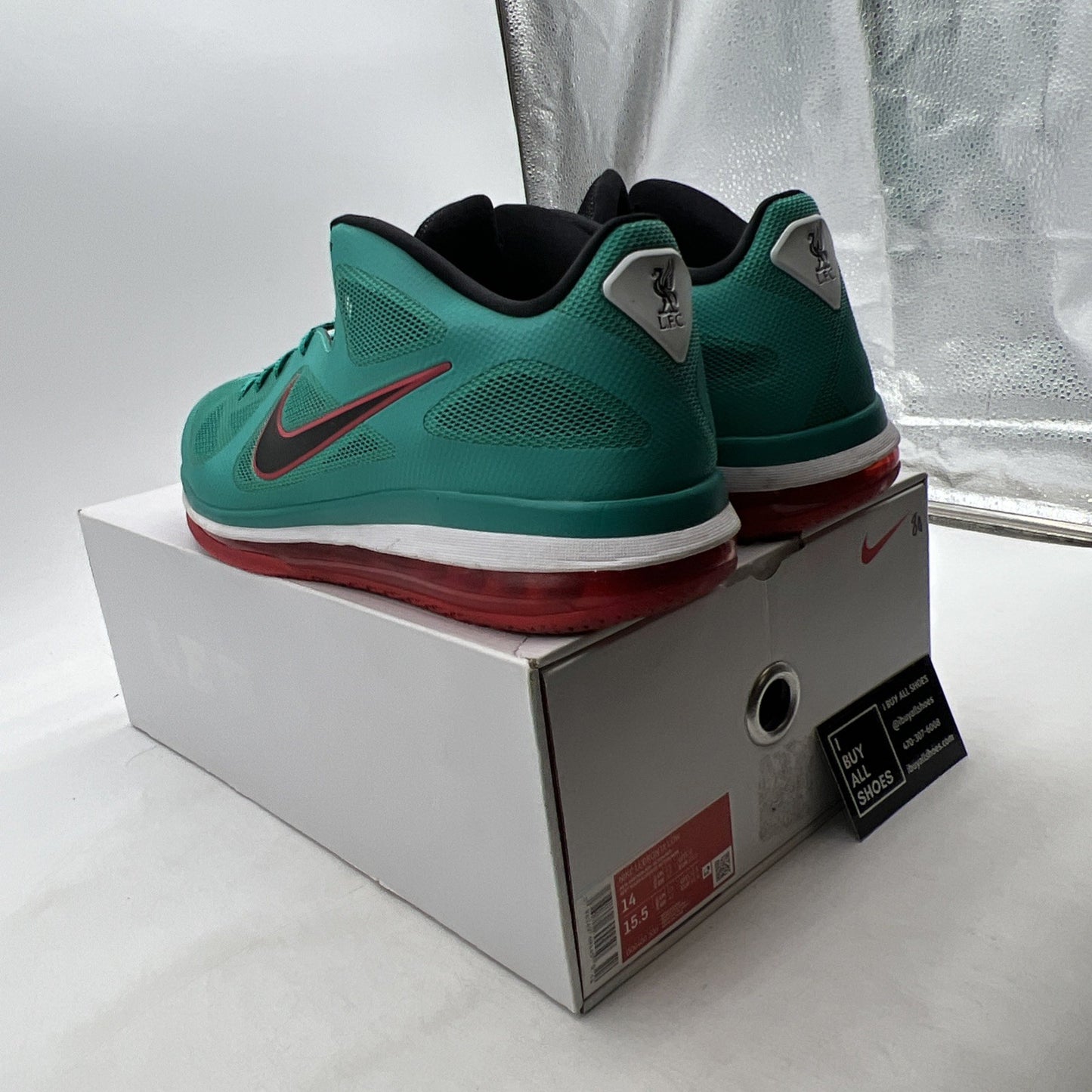 Size 14 - Nike LeBron 9 Low Reverse Liverpool (DQ6400-300)