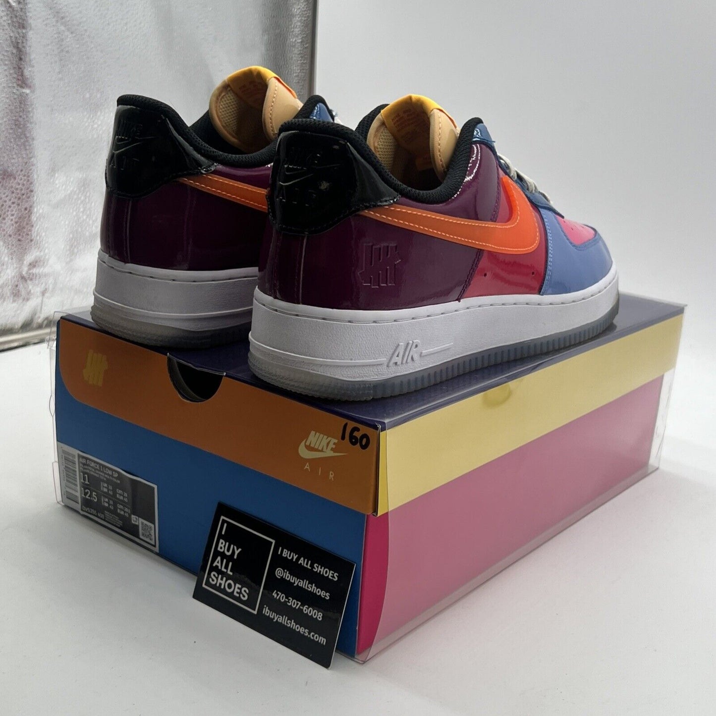 Size 11 - Nike Undefeated x Air Force 1 Low Total Orange (DV5255-400)