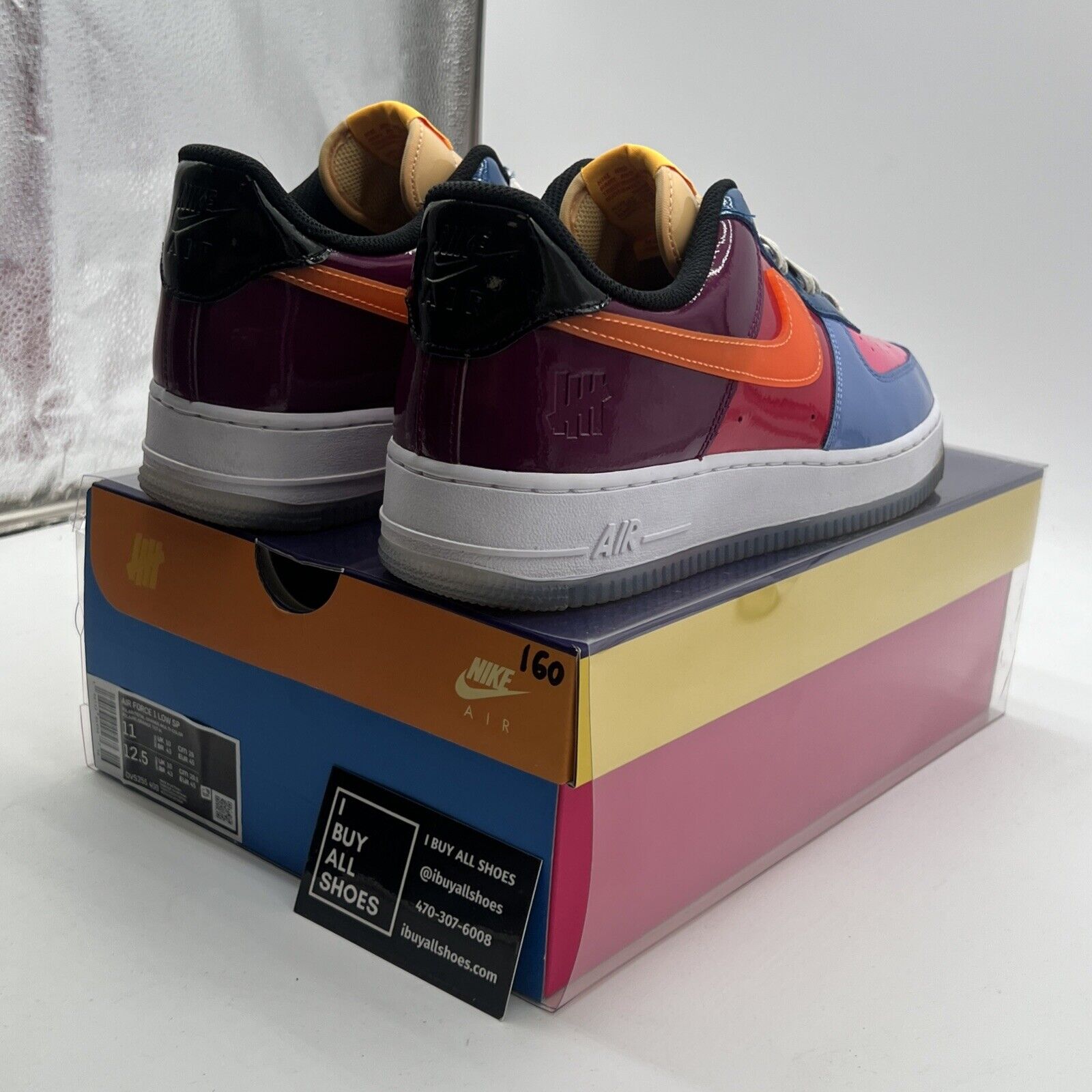 Size 11 - Nike Undefeated x Air Force 1 Low Total Orange (DV5255-400)