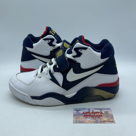 Size 10 - Nike Air Force 180 2012 Dream Team Blue White Leather  (310095-100)