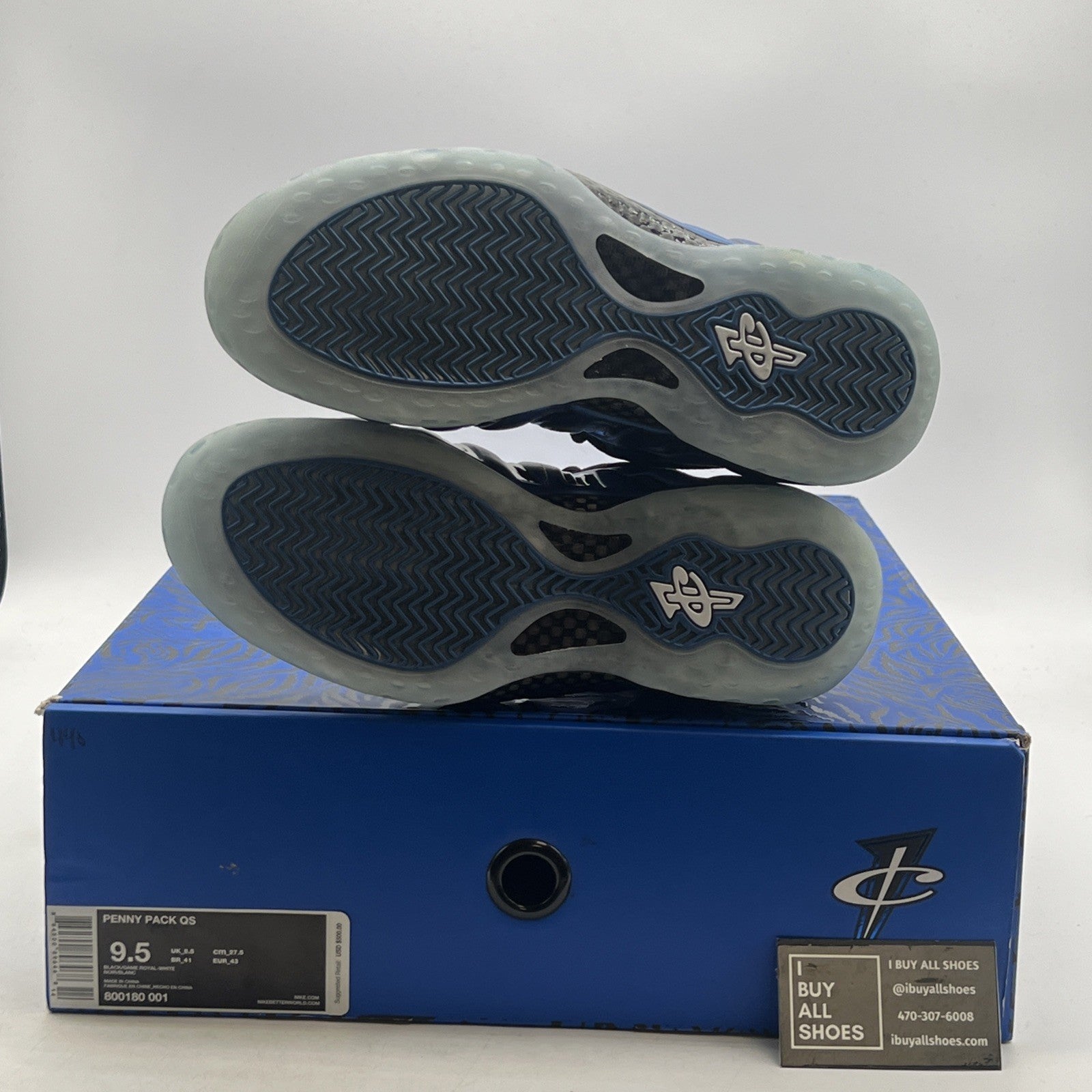 Size 9.5 - Nike Air Penny QS Sharpie Pack (800180-001)