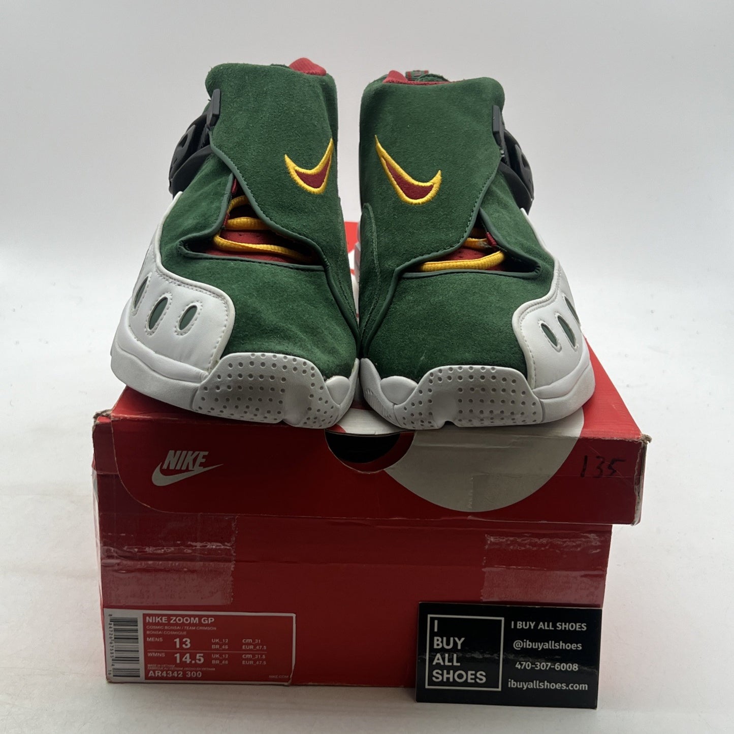 Size 13 - Nike Zoom GP Retro Supersonics (AR4342-300)