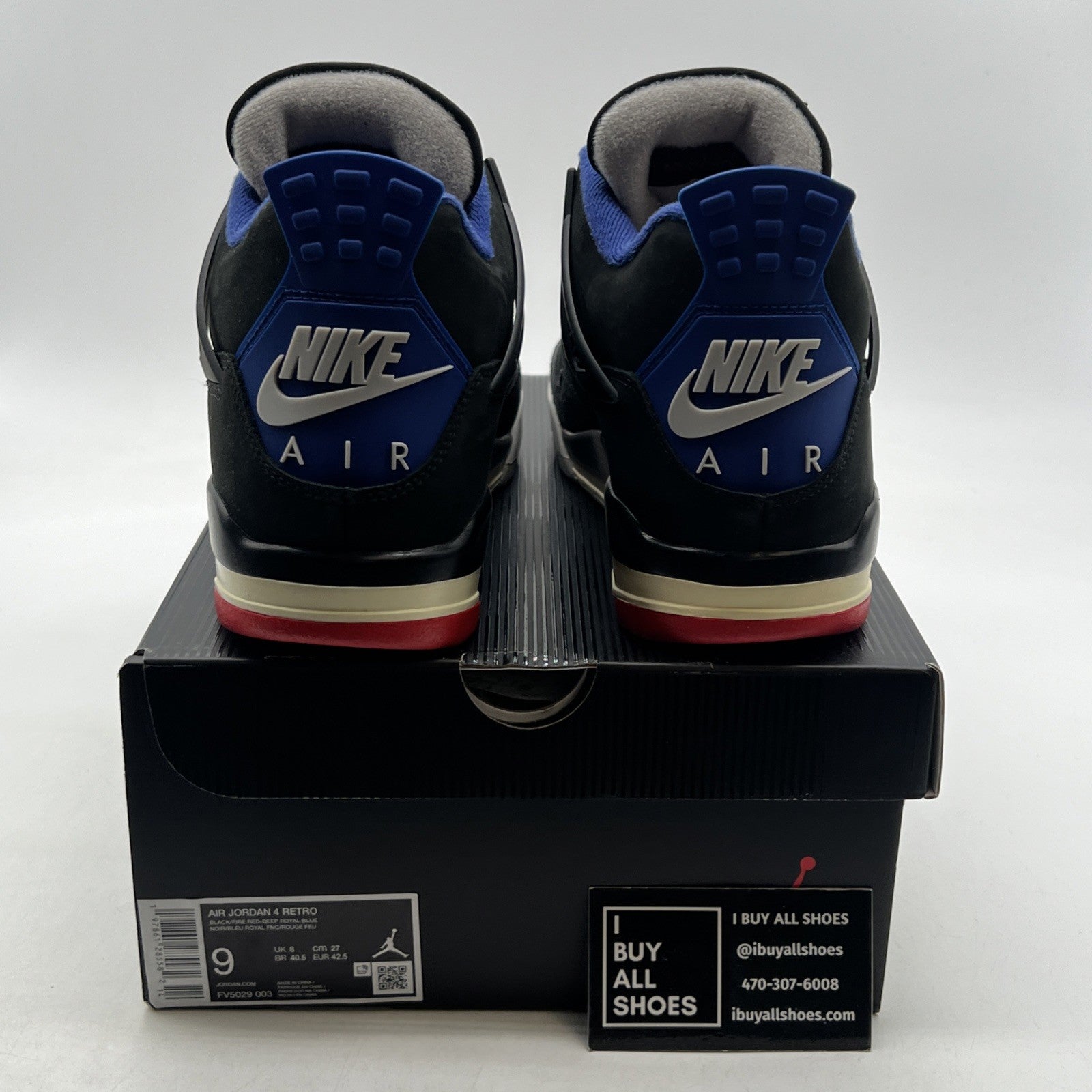 Size 9 - Air Jordan 4 Retro Rare Air - White Lettering (FV5029-003)