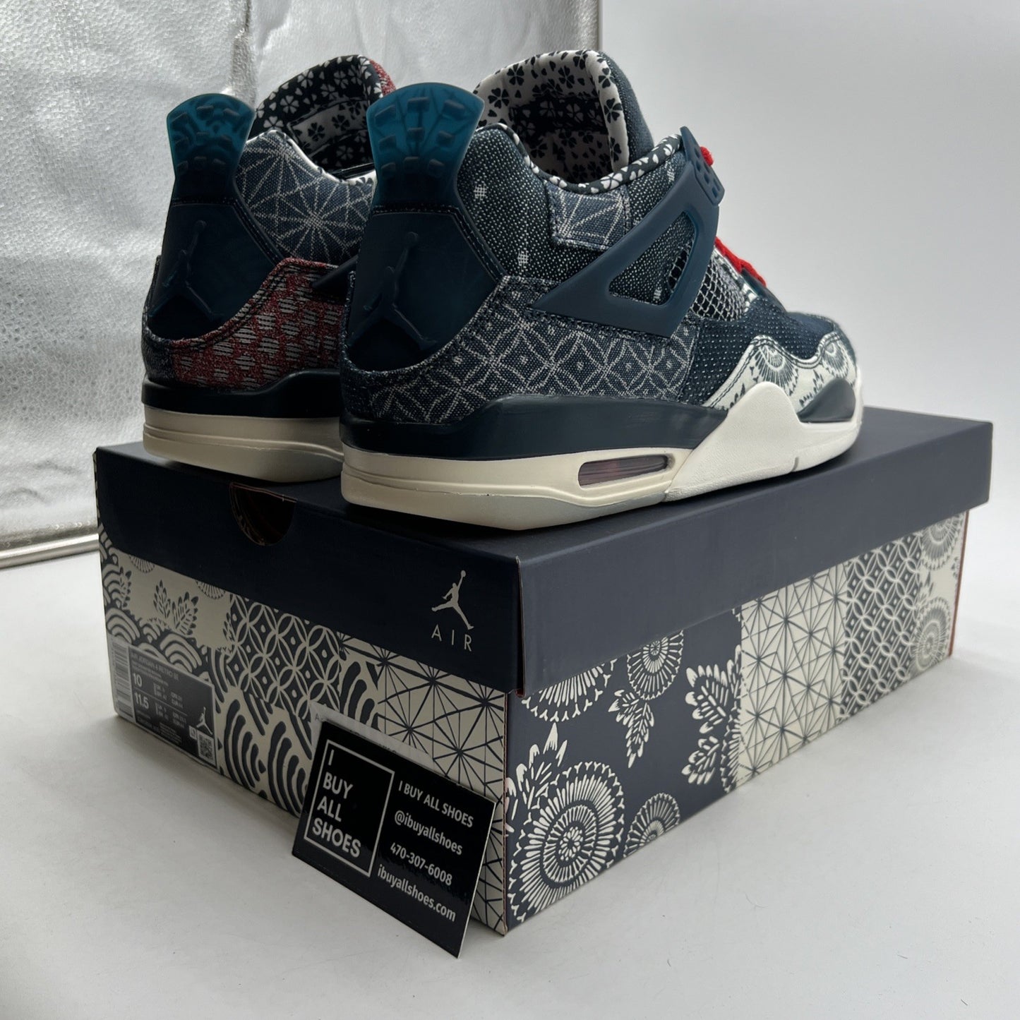 Size 10 - Air Jordan 4 Retro SE Sashiko (CW0898-400)
