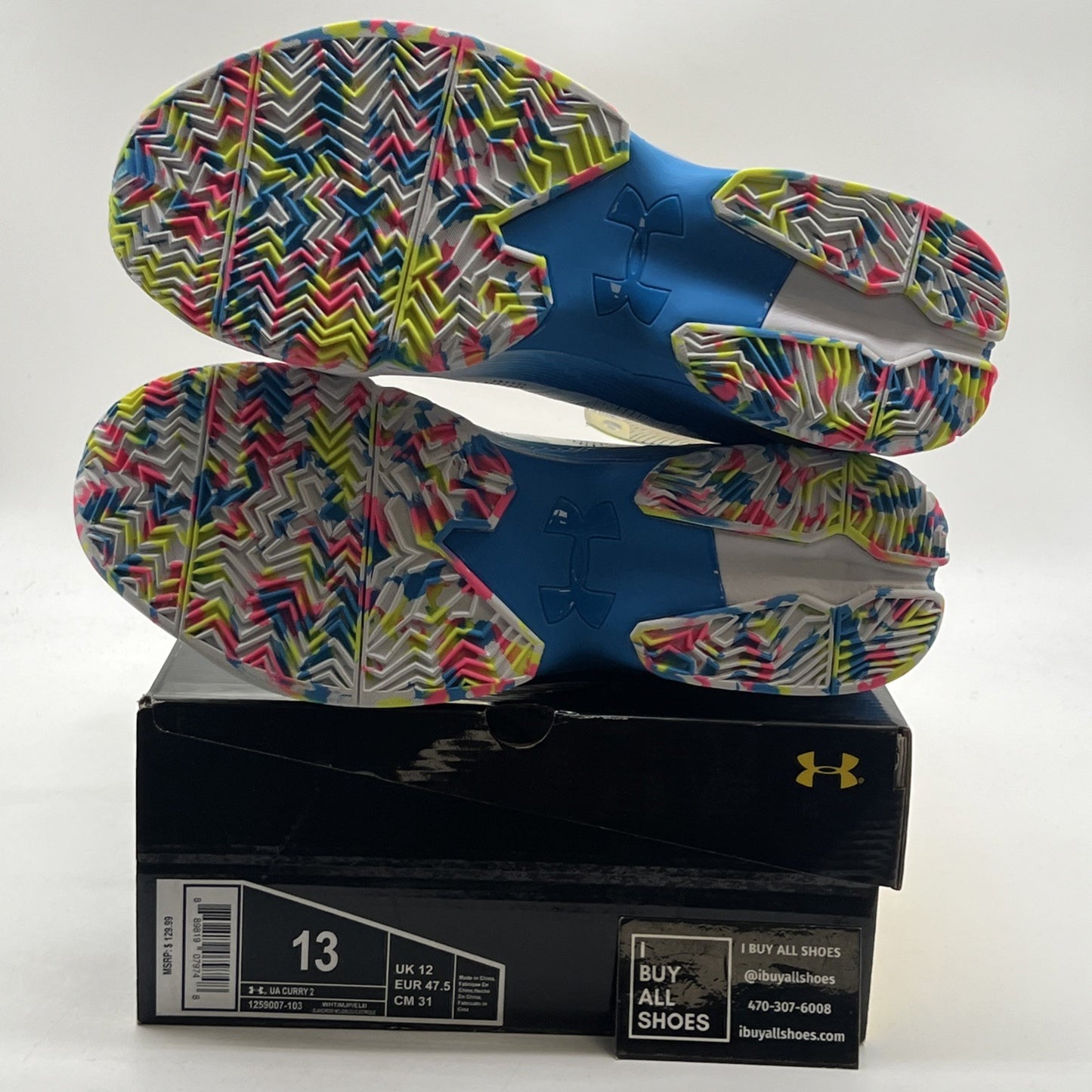Size 13 - Under Armour Curry 2 2016 Splash Party (1259007-103)