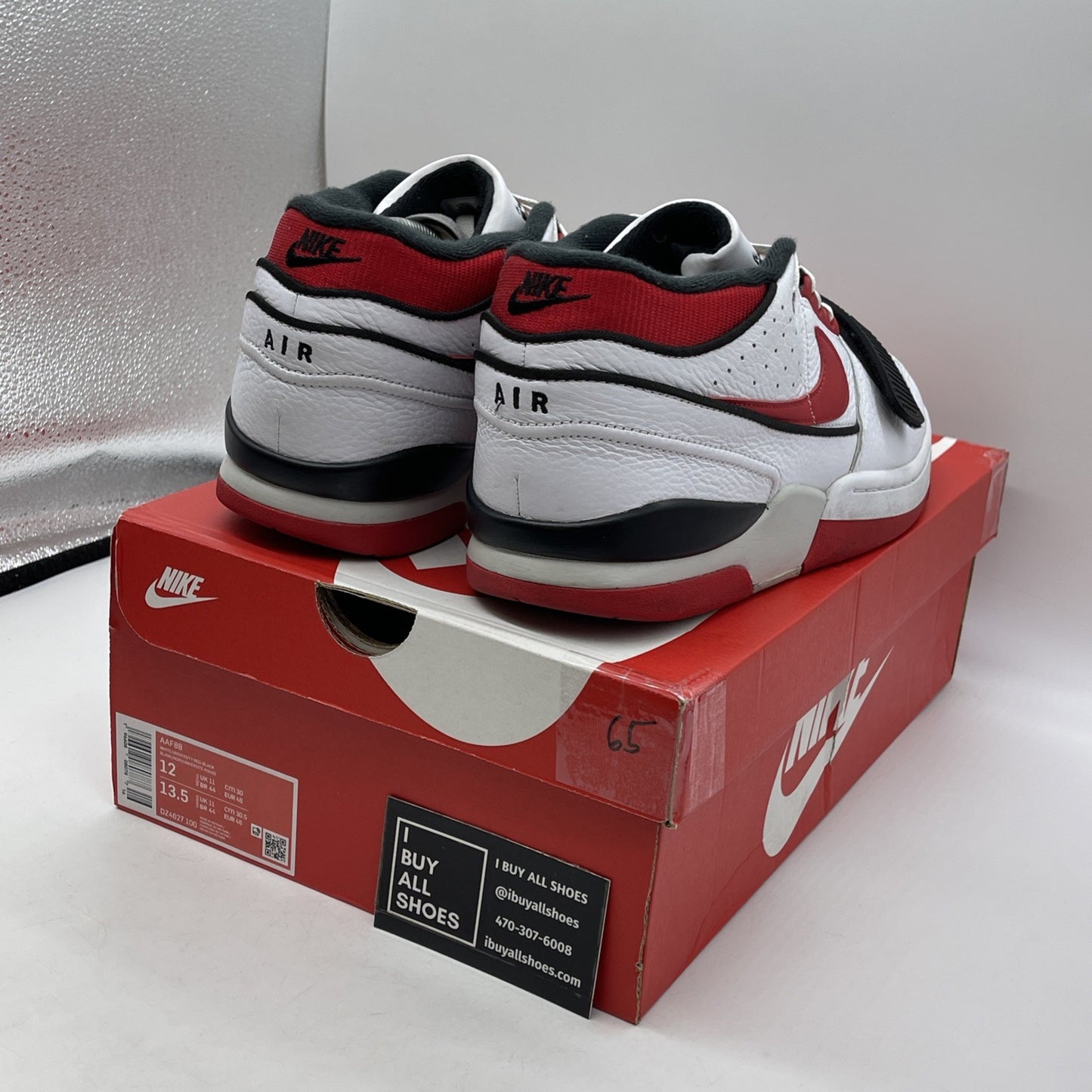 Size 12 - Nike Air Alpha Force 88 2023 University Red Leather (DZ4627-100)