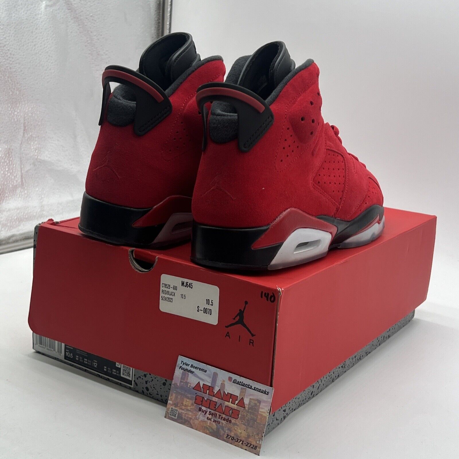 Size 10.5 - Air Jordan 6 Retro Toro Bravo (CT8529-600)