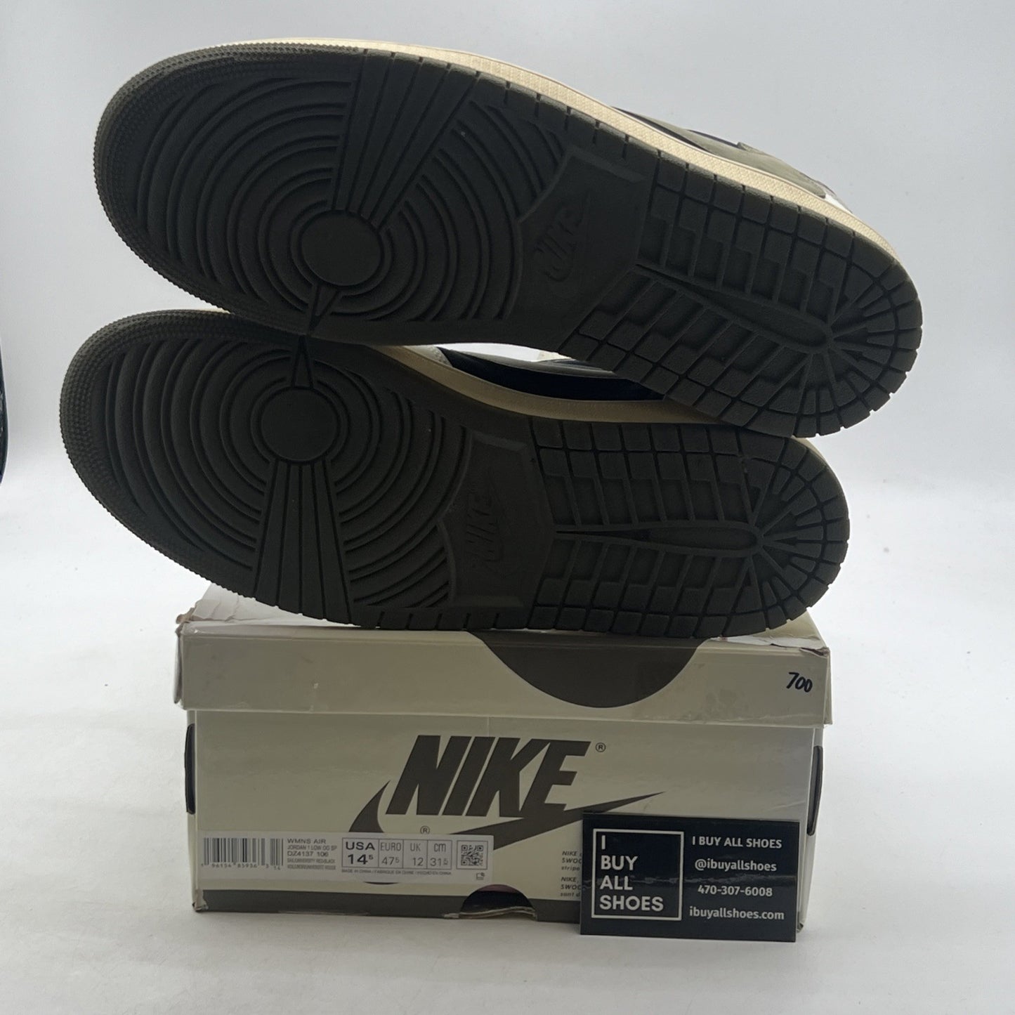 Size 14.5 - Air Jordan 1 Retro OG x Travis Scott Low Olive W (DZ4137-106)