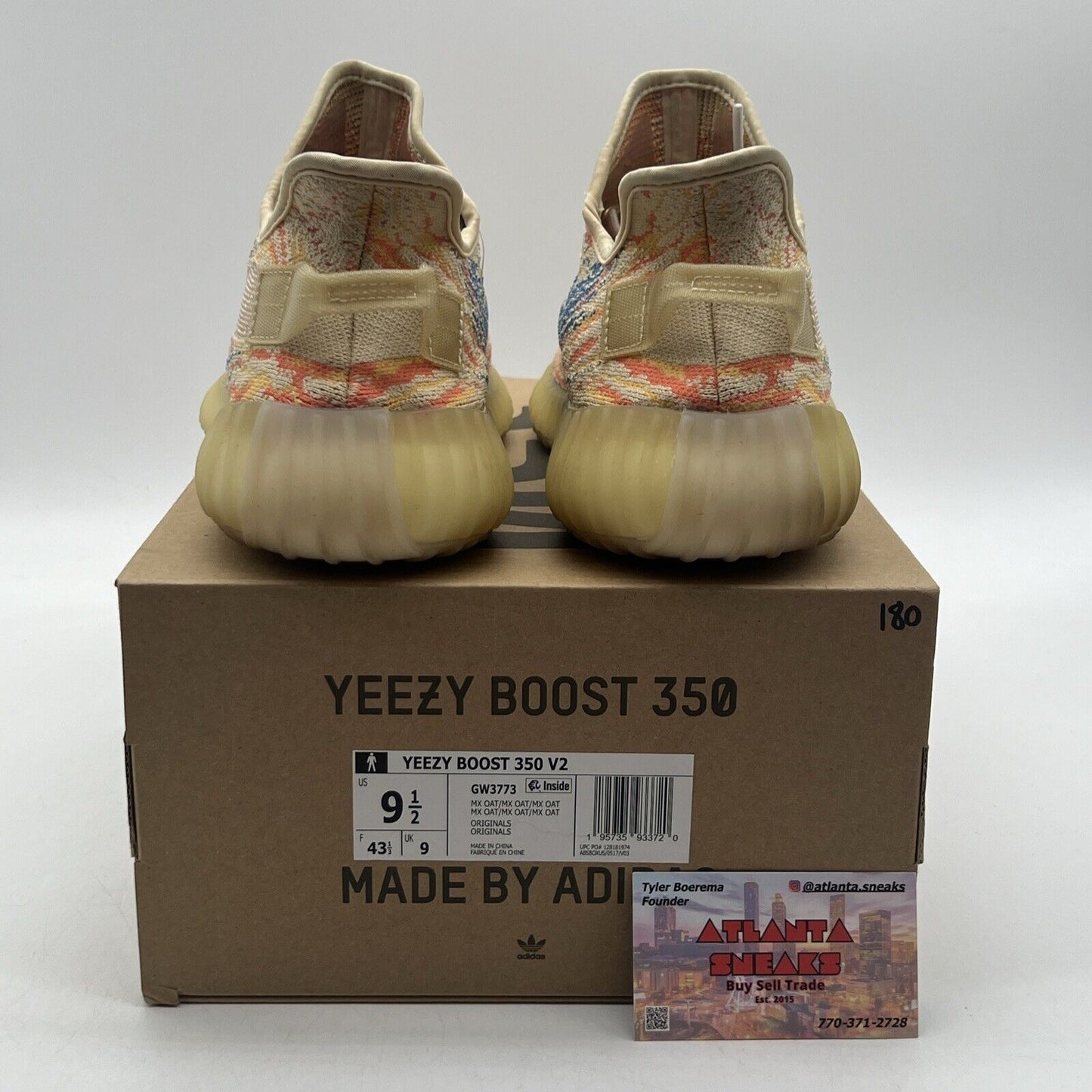 Size 9.5 - adidas Yeezy Boost 350 V2 Low MX Oat (GW3773)