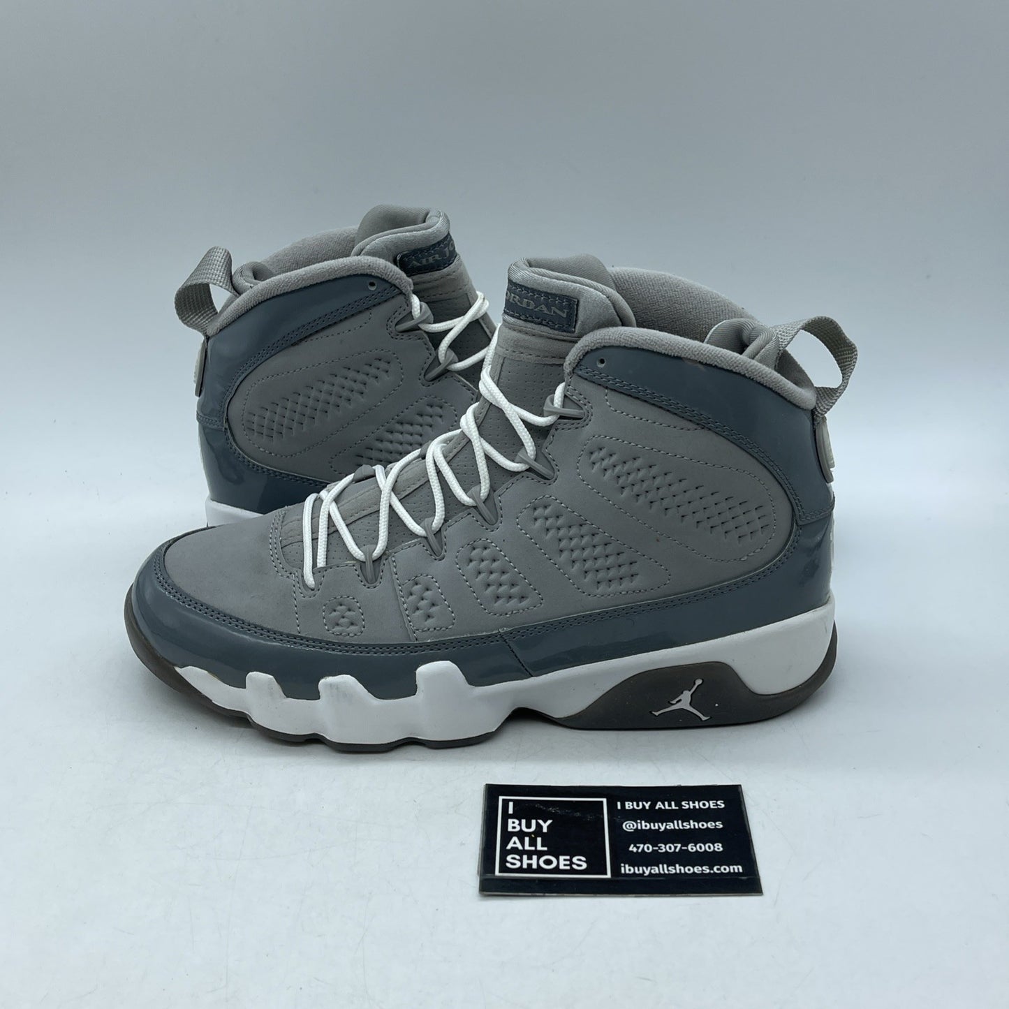 Size 7.5 - Air Jordan 9 Retro 2012 Cool Grey (302370-015)