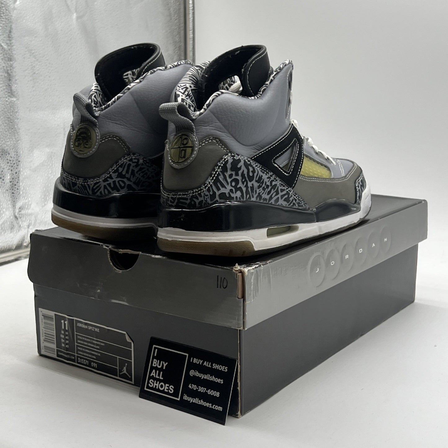Size 11 - Jordan SpizIke Light Graphite (315371-091)