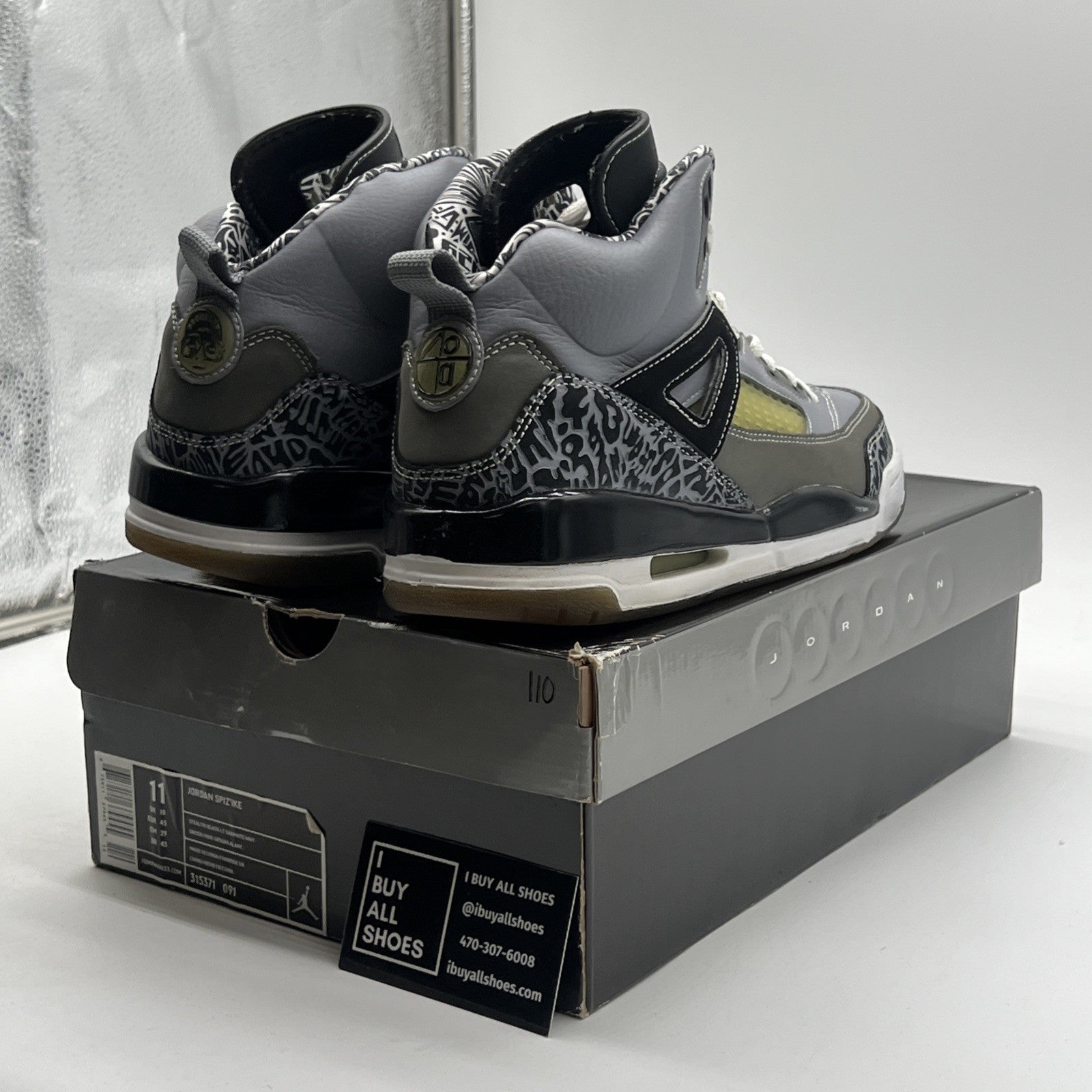 Size 11 - Jordan SpizIke Light Graphite (315371-091)