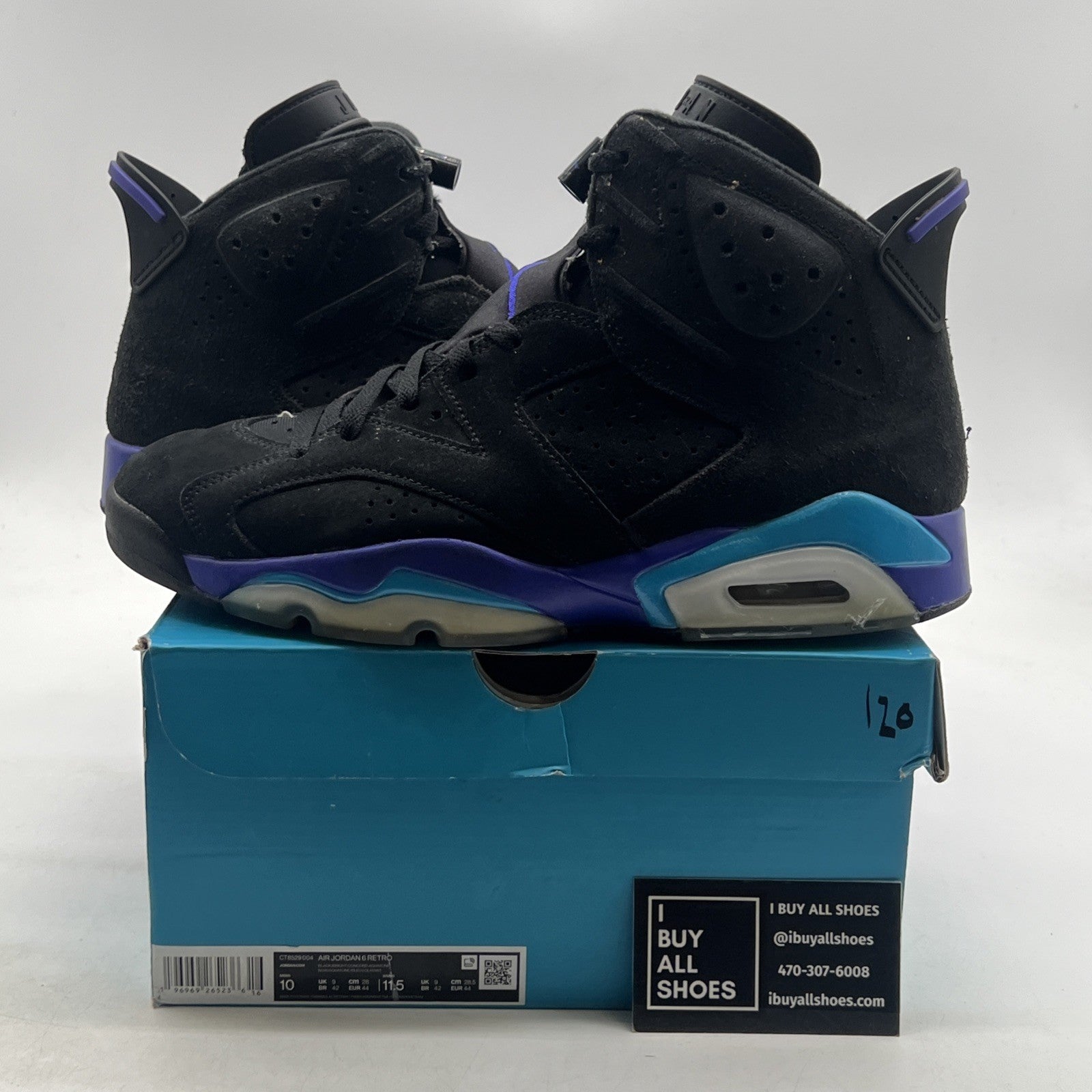 Size 10 - Air Jordan 6 Retro Aqua (CT8529-004)