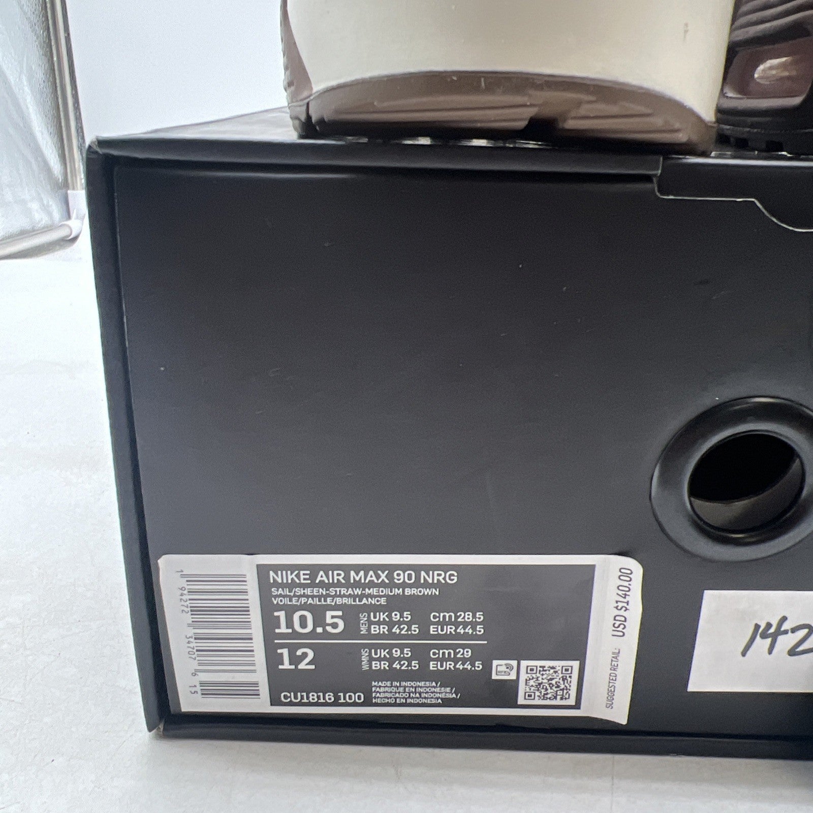 Size 10.5 - Nike DQM x Air Max 90 2021 Bacon (CU1816-100)