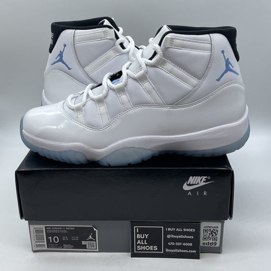 Size 10 - Air Jordan 11 Retro High Legend Blue White Leather (CT8012-104(
