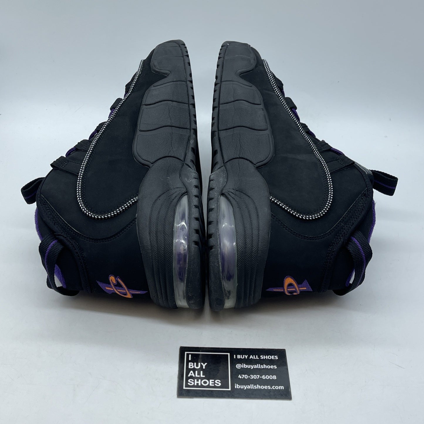 Size 13 - Nike Air Max Penny Phoenix Suns Purple Black Suede (311089-002)