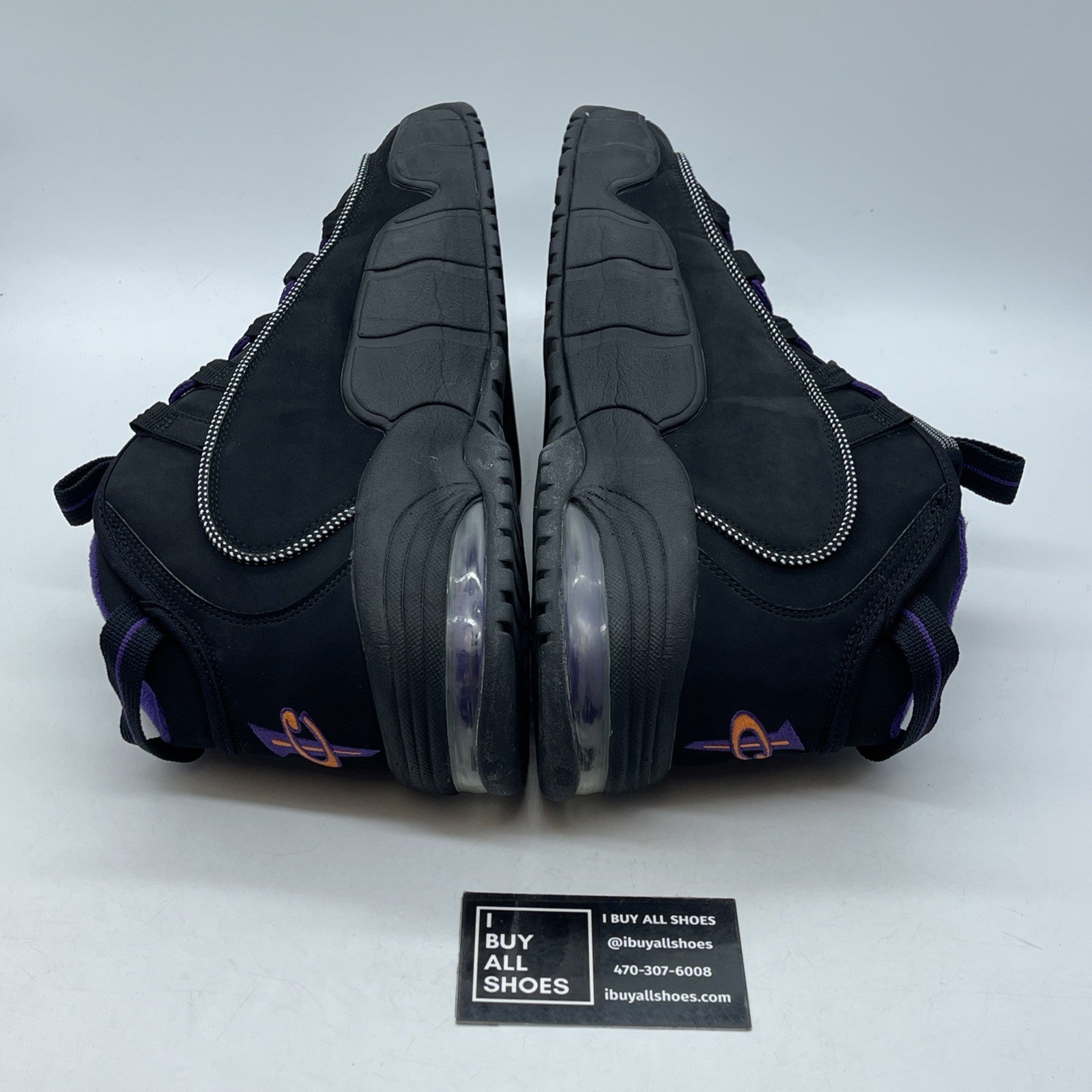 Size 13 - Nike Air Max Penny Phoenix Suns Purple Black Suede (311089-002)