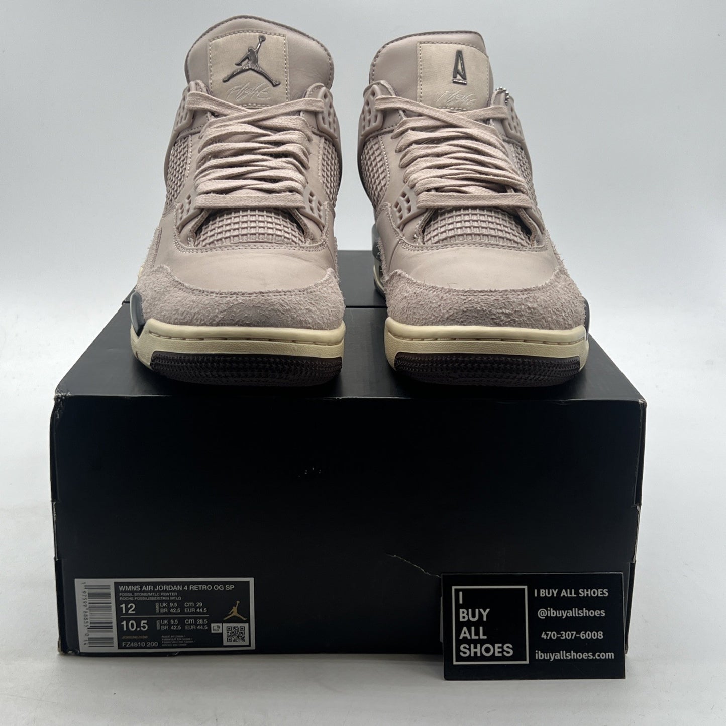 Size 12 - A Ma Maniére x Air Jordan 4 Retro While You Were Sleeping W FZ4810-200