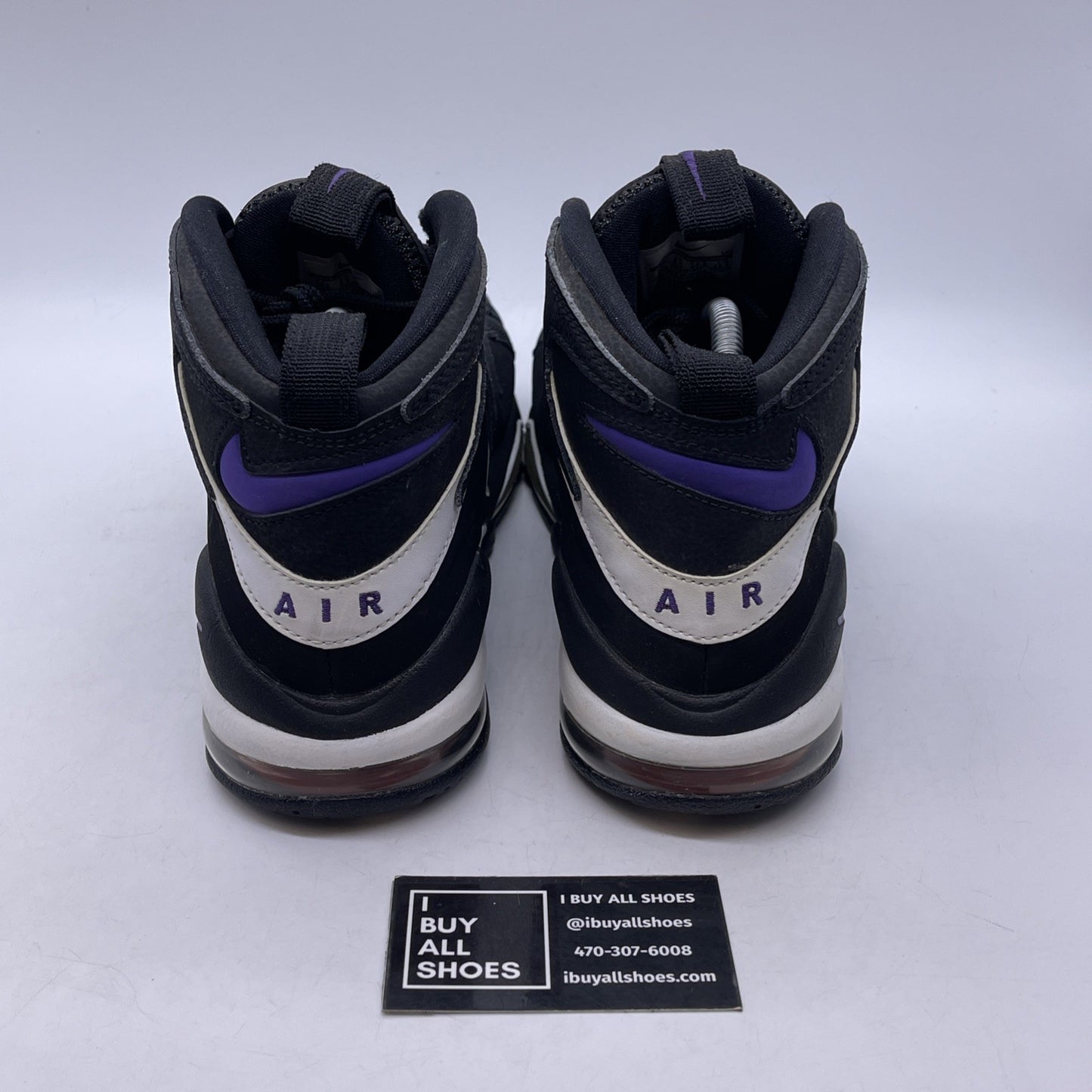 Size 10.5 - Nike Air Max CB34 Suns Black White Suede Leather (414243-002)