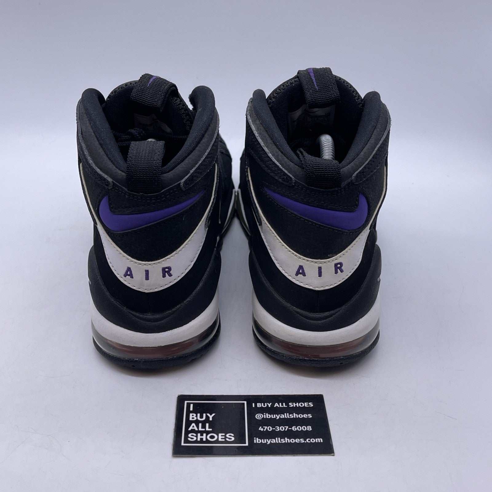 Size 10.5 - Nike Air Max CB34 Suns Black White Suede Leather (414243-002)